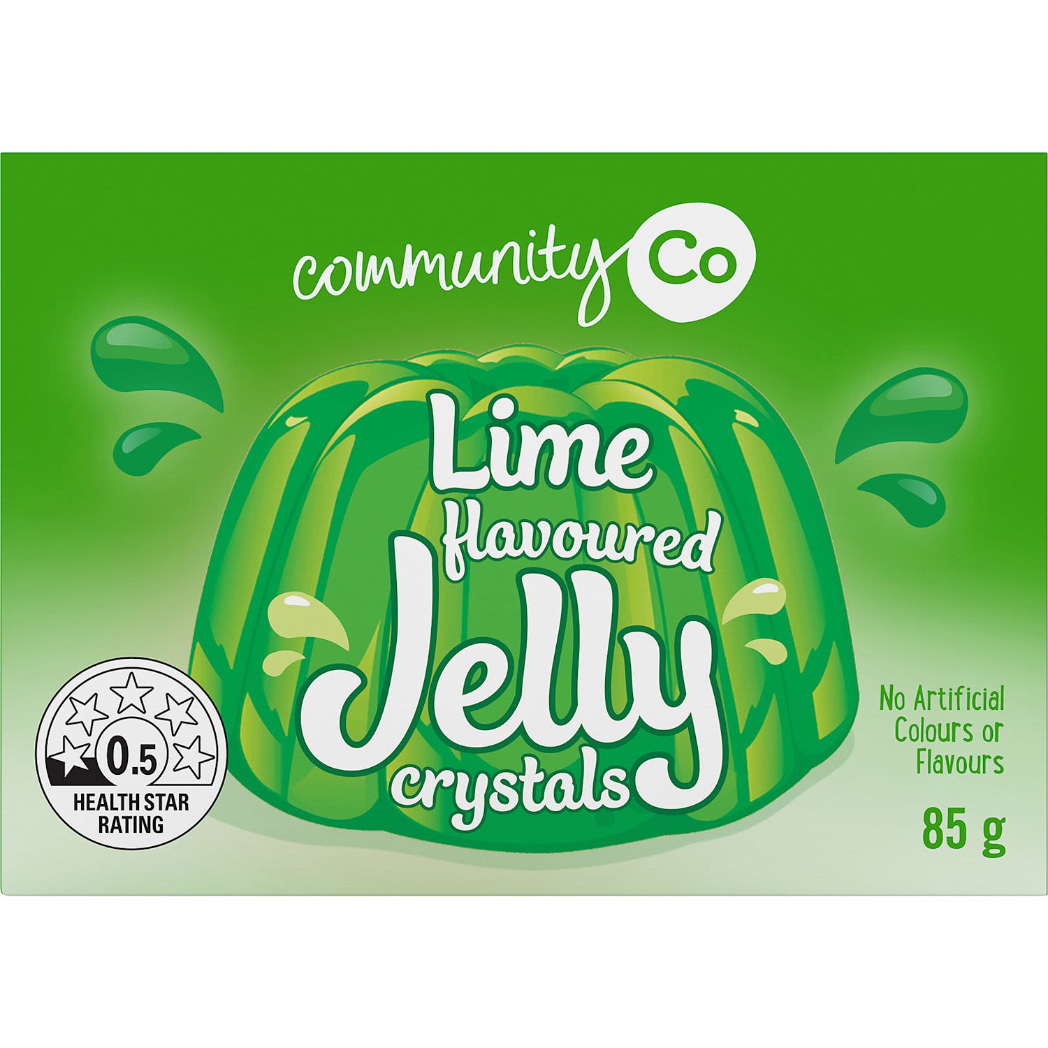 Community Co Lime Flavoured Jelly Crystals
