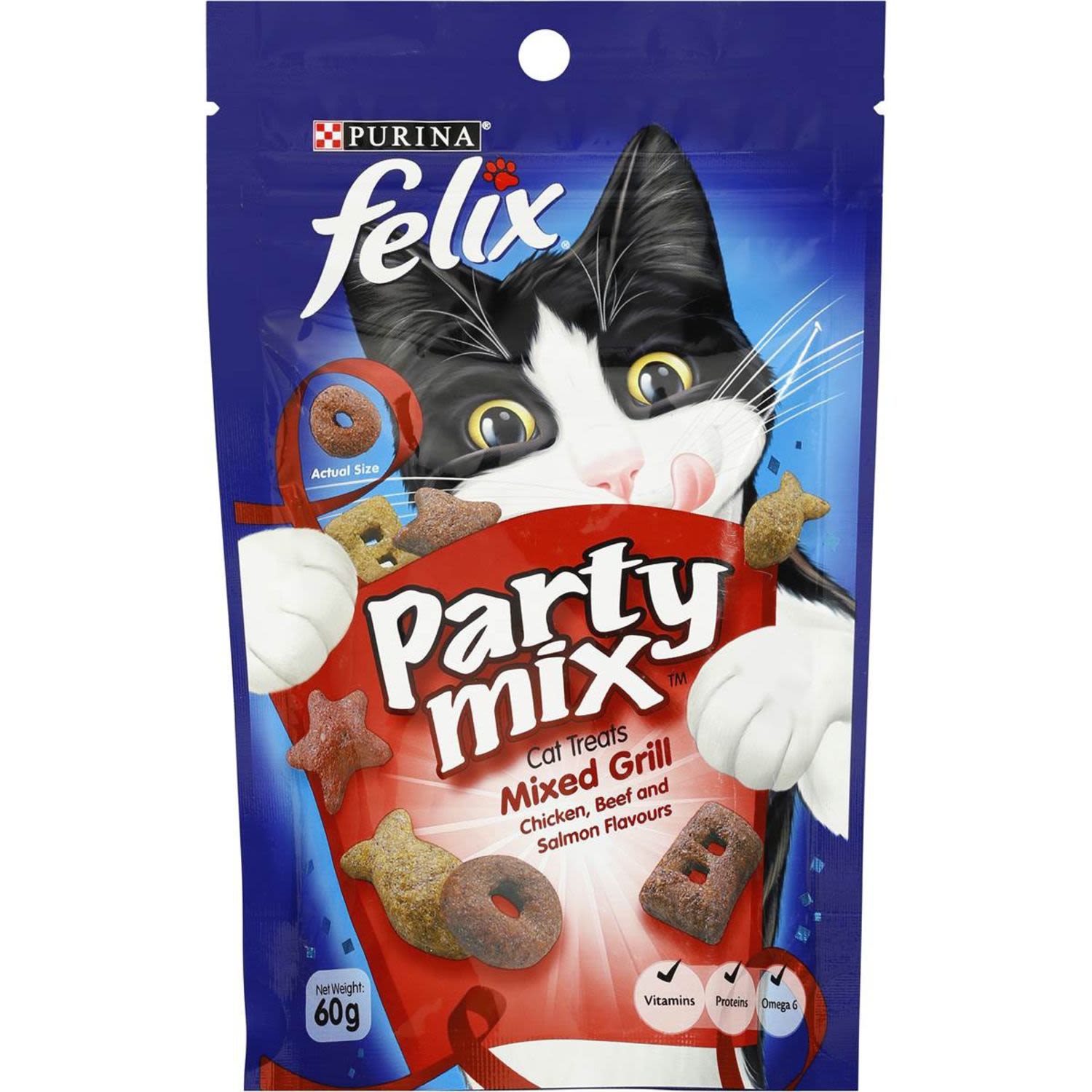 Felix Cat Party Mix Mixed Grill, 60 Gram