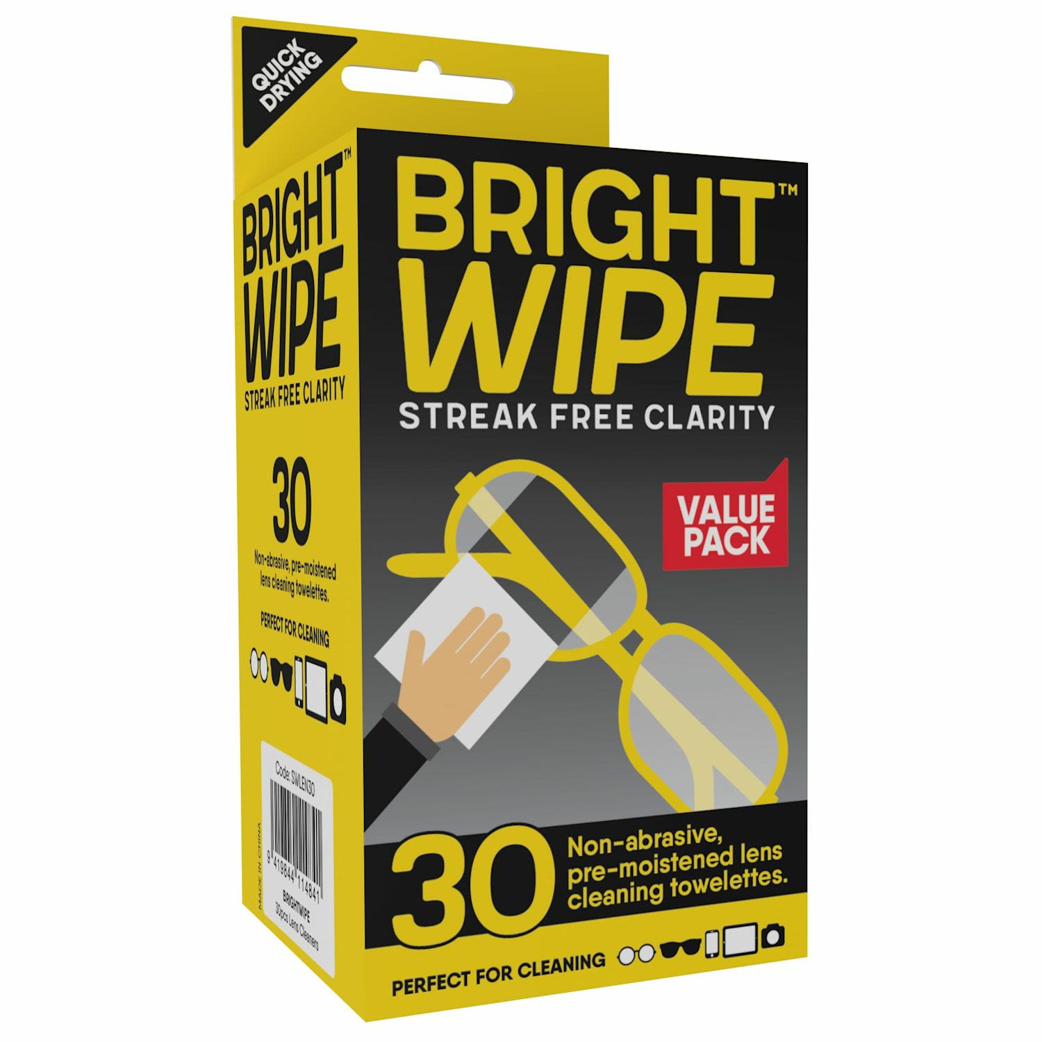 Bright Wipes 30 pack