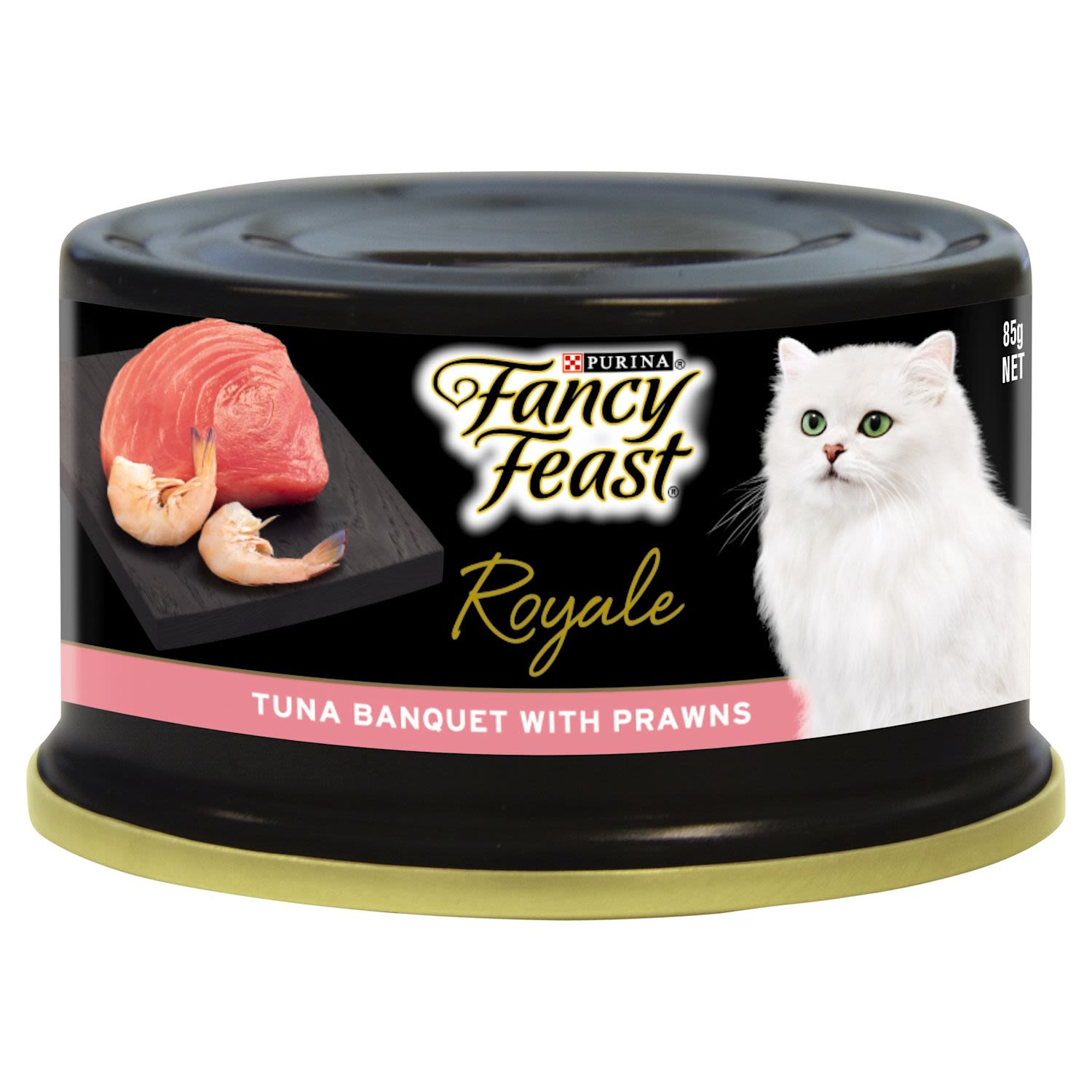 Fancy Feast Royale Adult Cat Food Tuna Whole Prawn