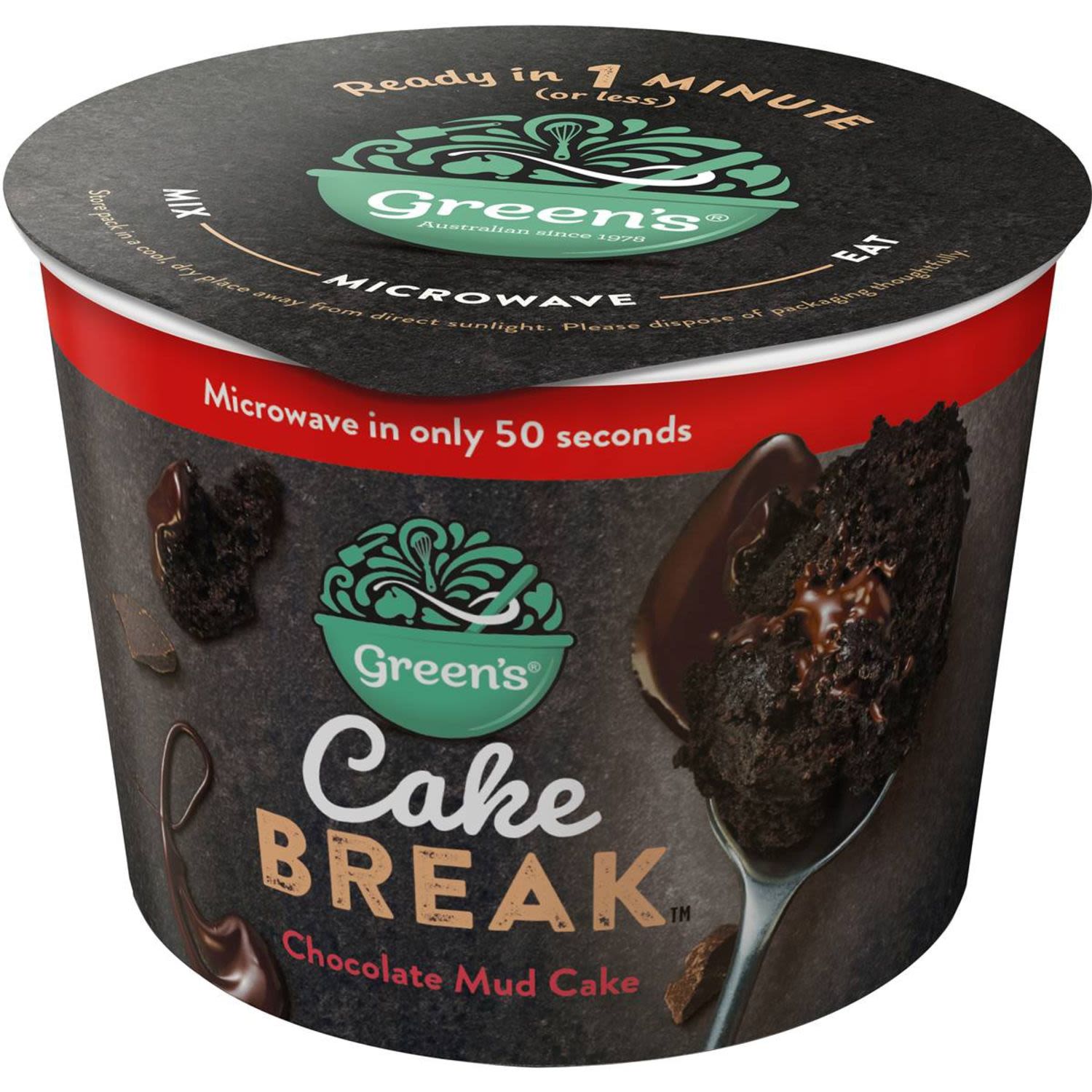 Green's Cake Break Chocolate Mud Cake, 60 Gram