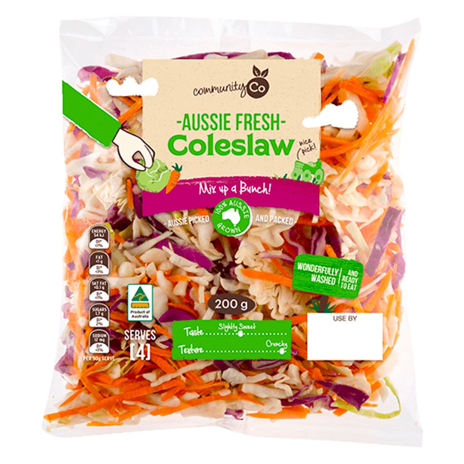 Community Co Coleslaw, 200 Gram