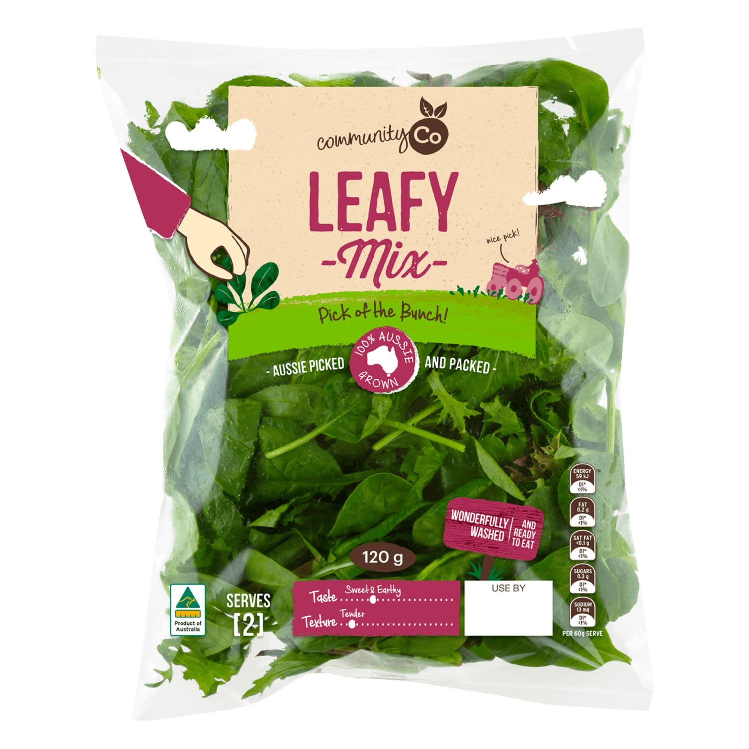 Community Co Leafy Mix, 120 Gram