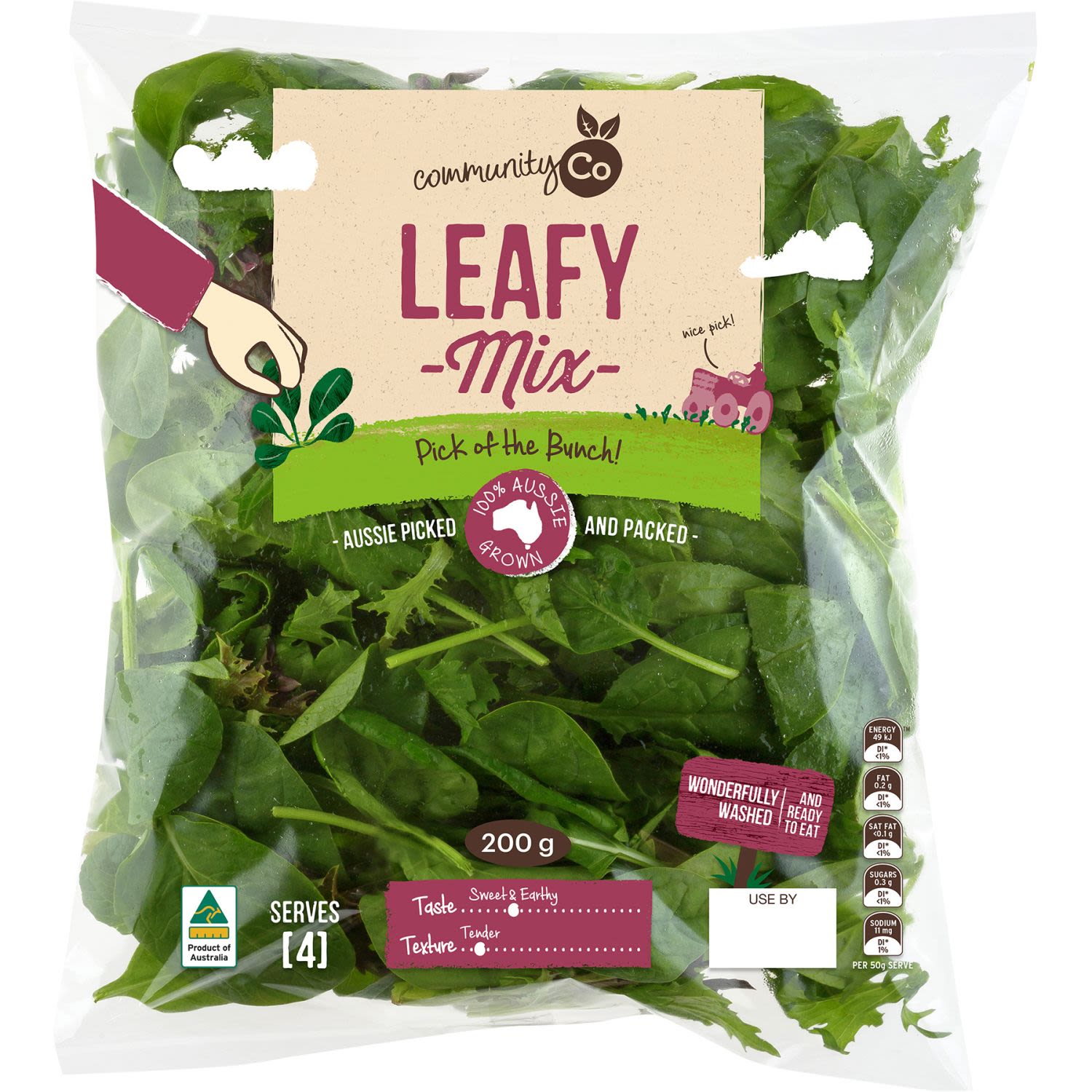 Community Co Leafy Mix, 200 Gram