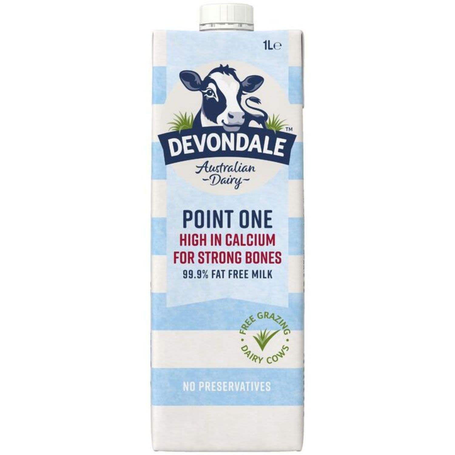 Devondale Point One Milk UHT, 1 Litre