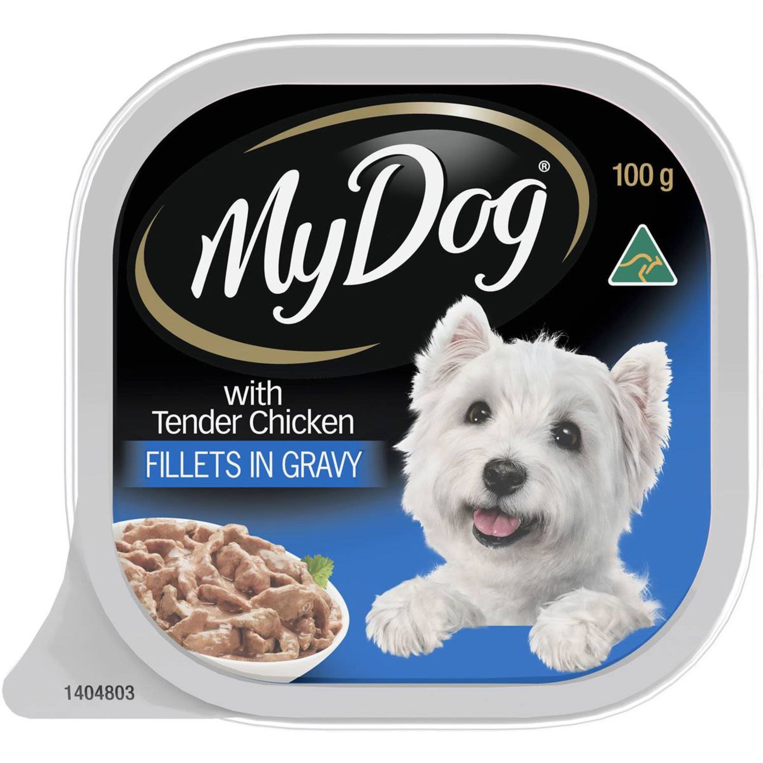 My Dog Fillets In Gravy With Tender Chicken Wet Dog Food Tray IGA Shop Online