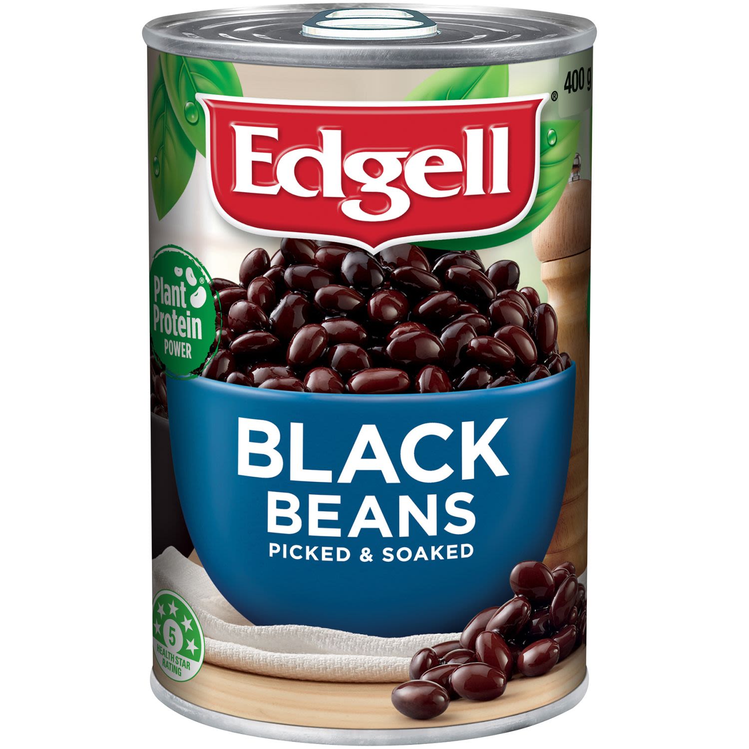 Edgell Black Beans, 400 Gram