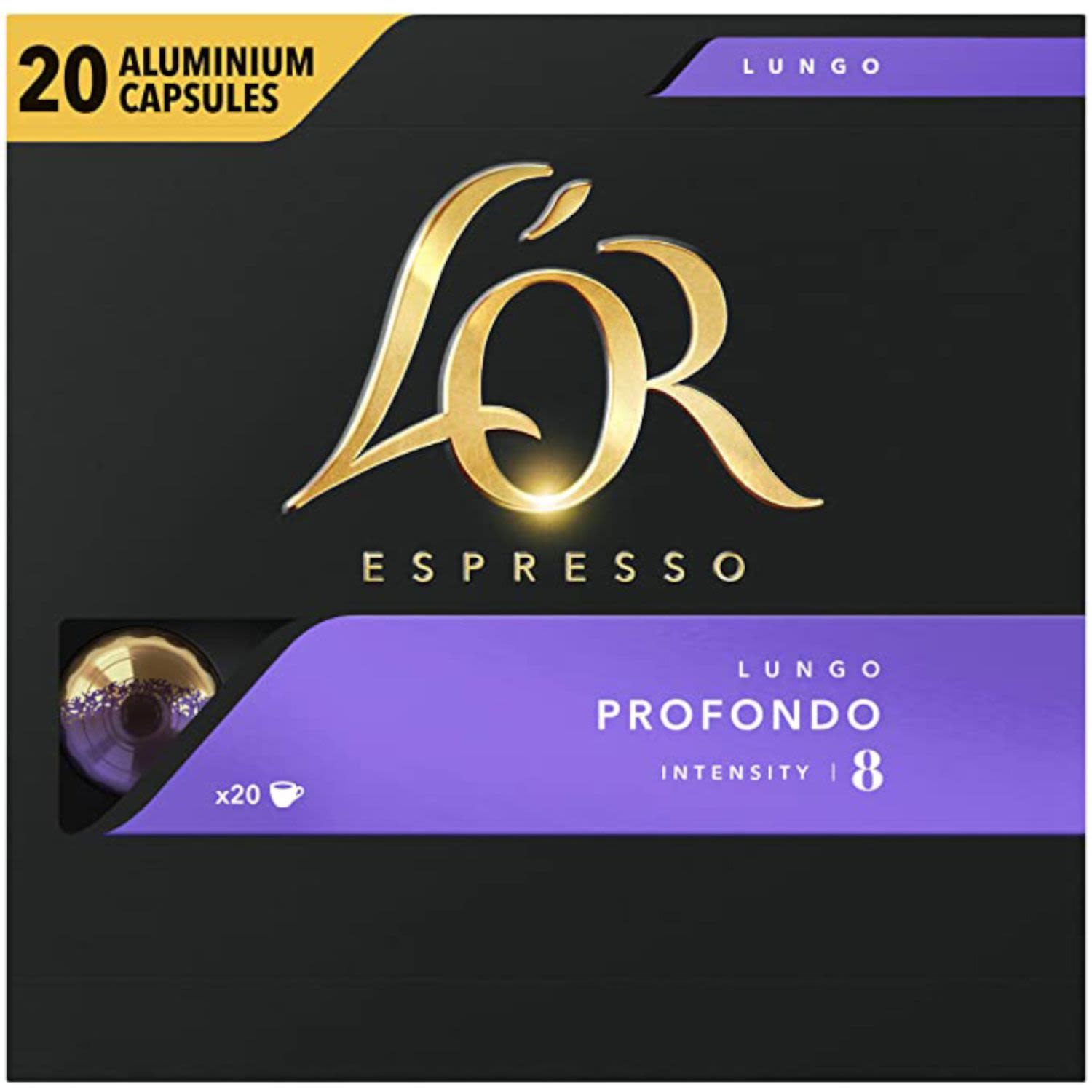 L'OR Espresso Profondo Capsules, 20 Each
