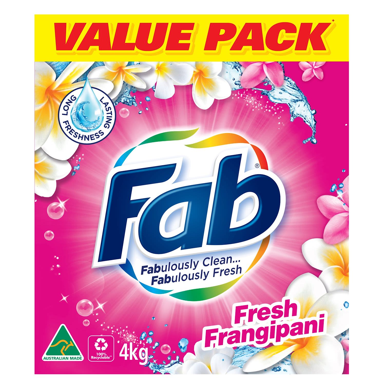 Fab Fresh Frangipani Laundry Powder Detergent
