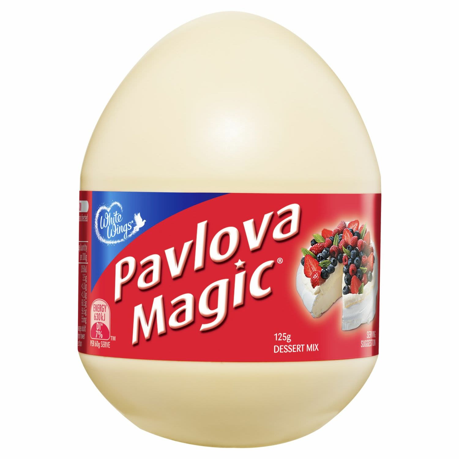 White Wings Pavlova Magic Mix Egg, 125 Gram