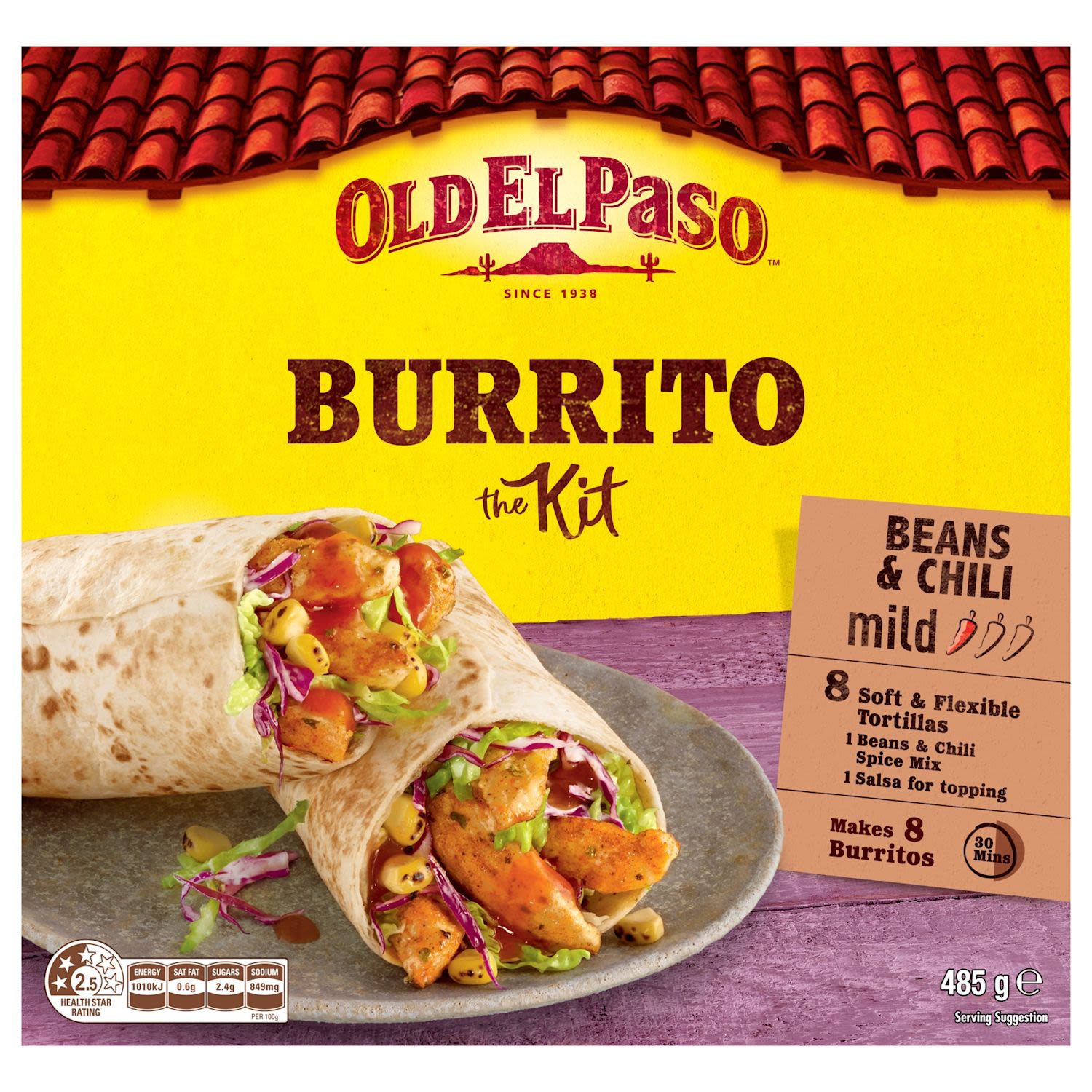 Old El Paso Mild Burrito Kit