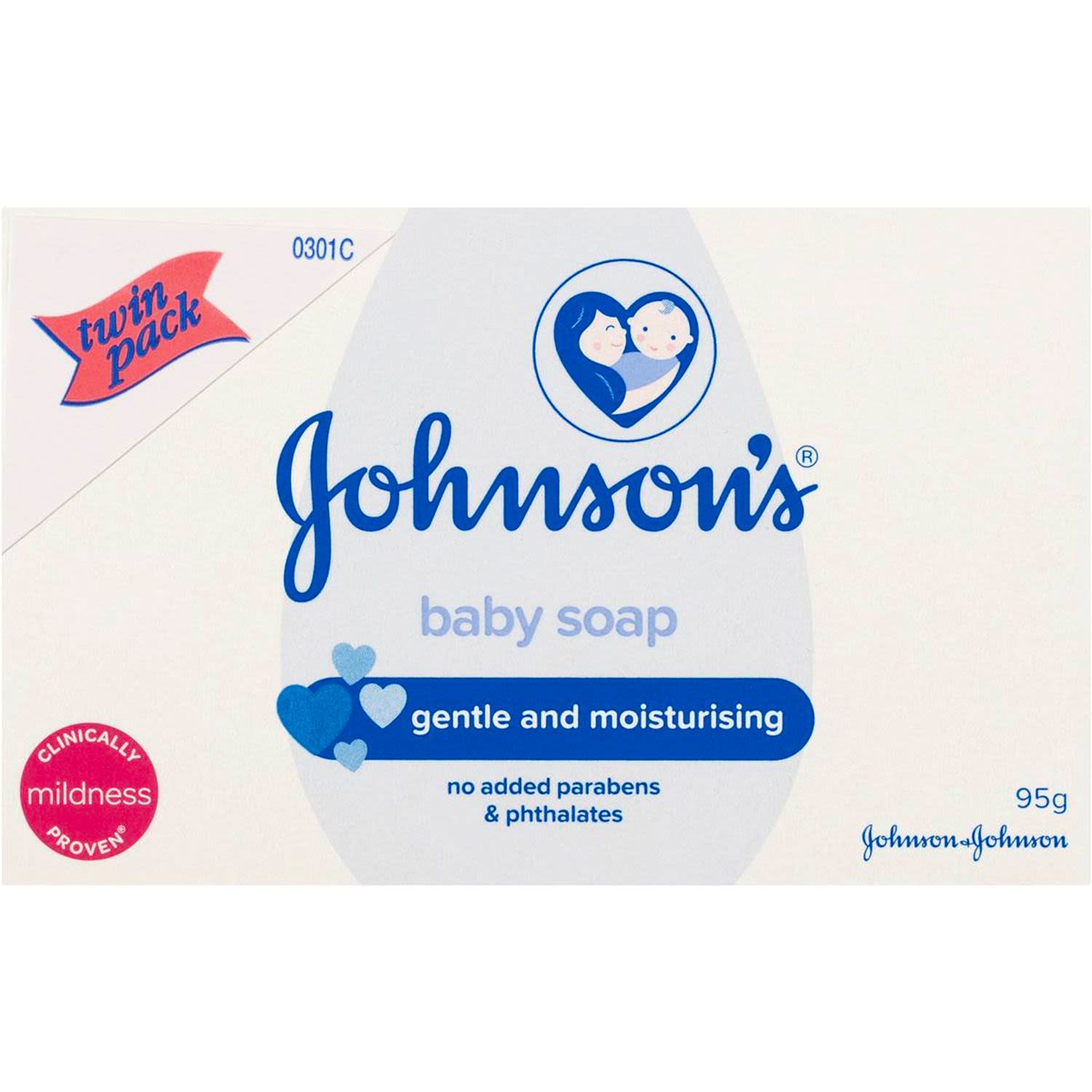 Johnson's Baby Soap Twin Pack, 2 Each