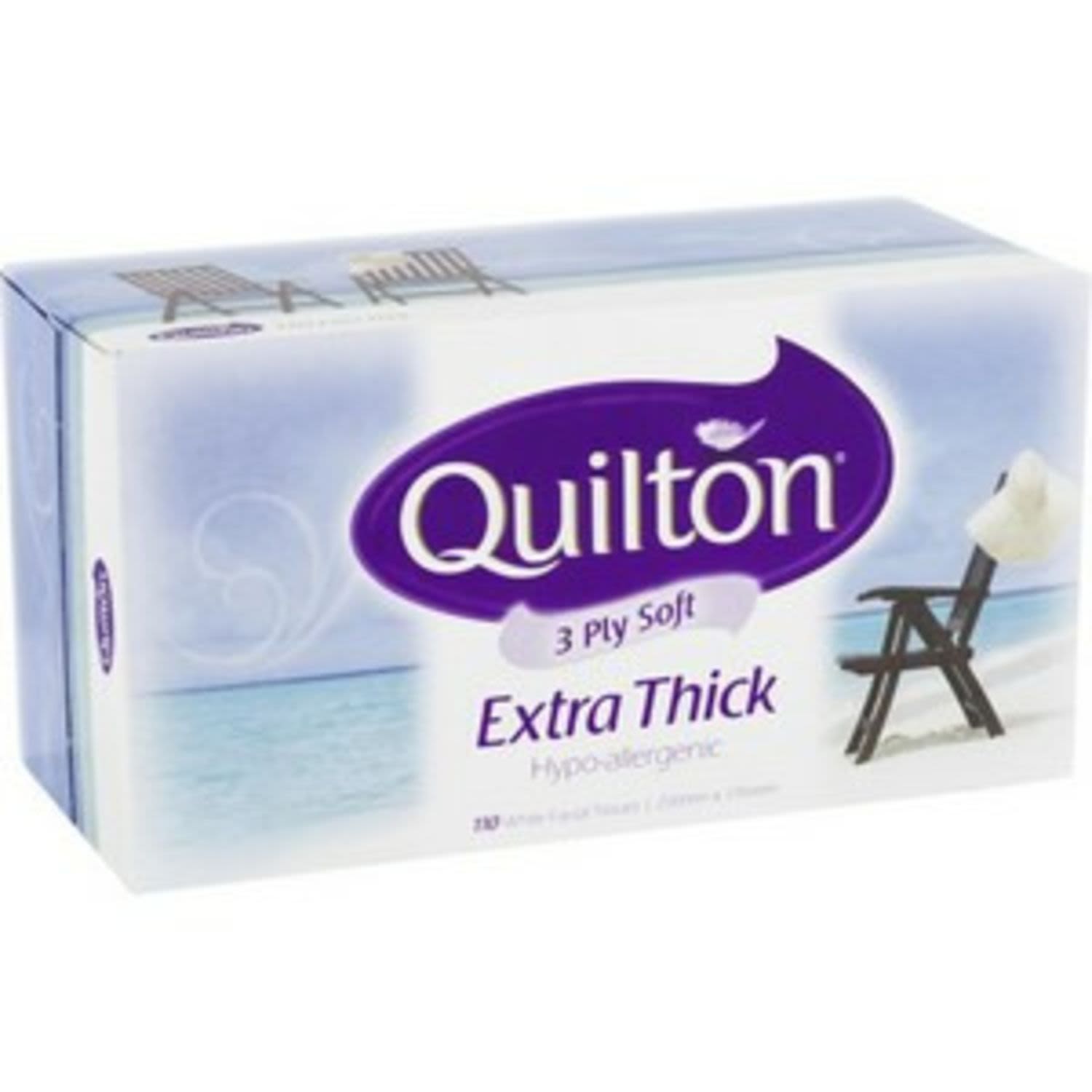 Quilton Classic White Facial Tissues, 1 Each