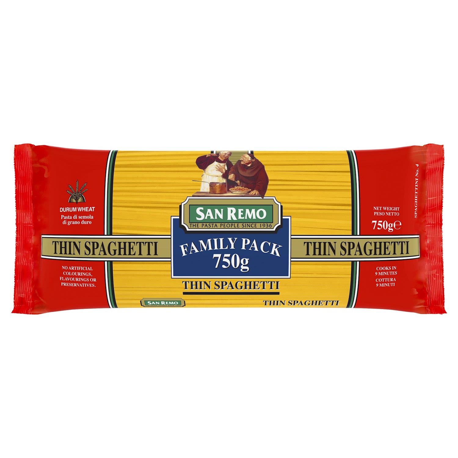 San Remo Spaghetti Thin Pasta No 4