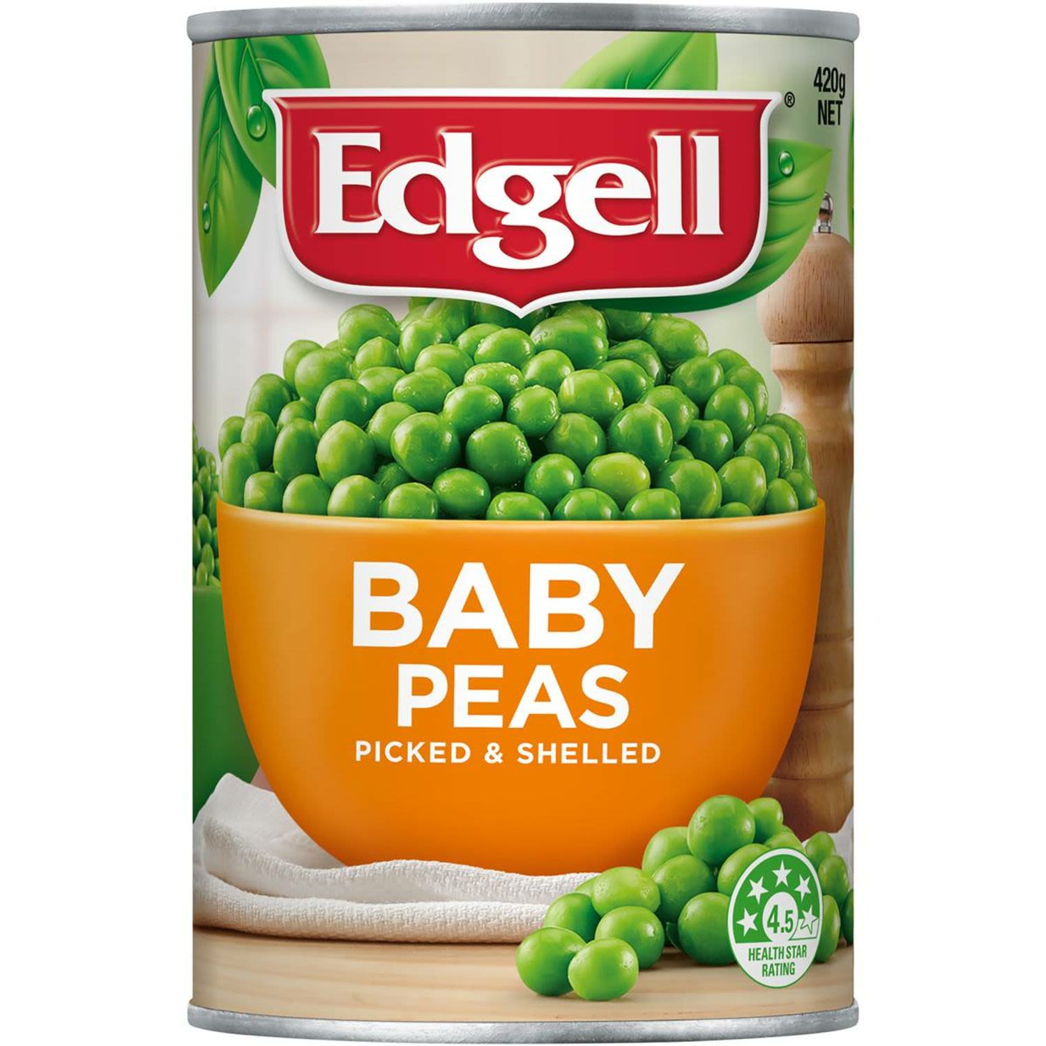 Edgell Baby Peas, 420 Gram