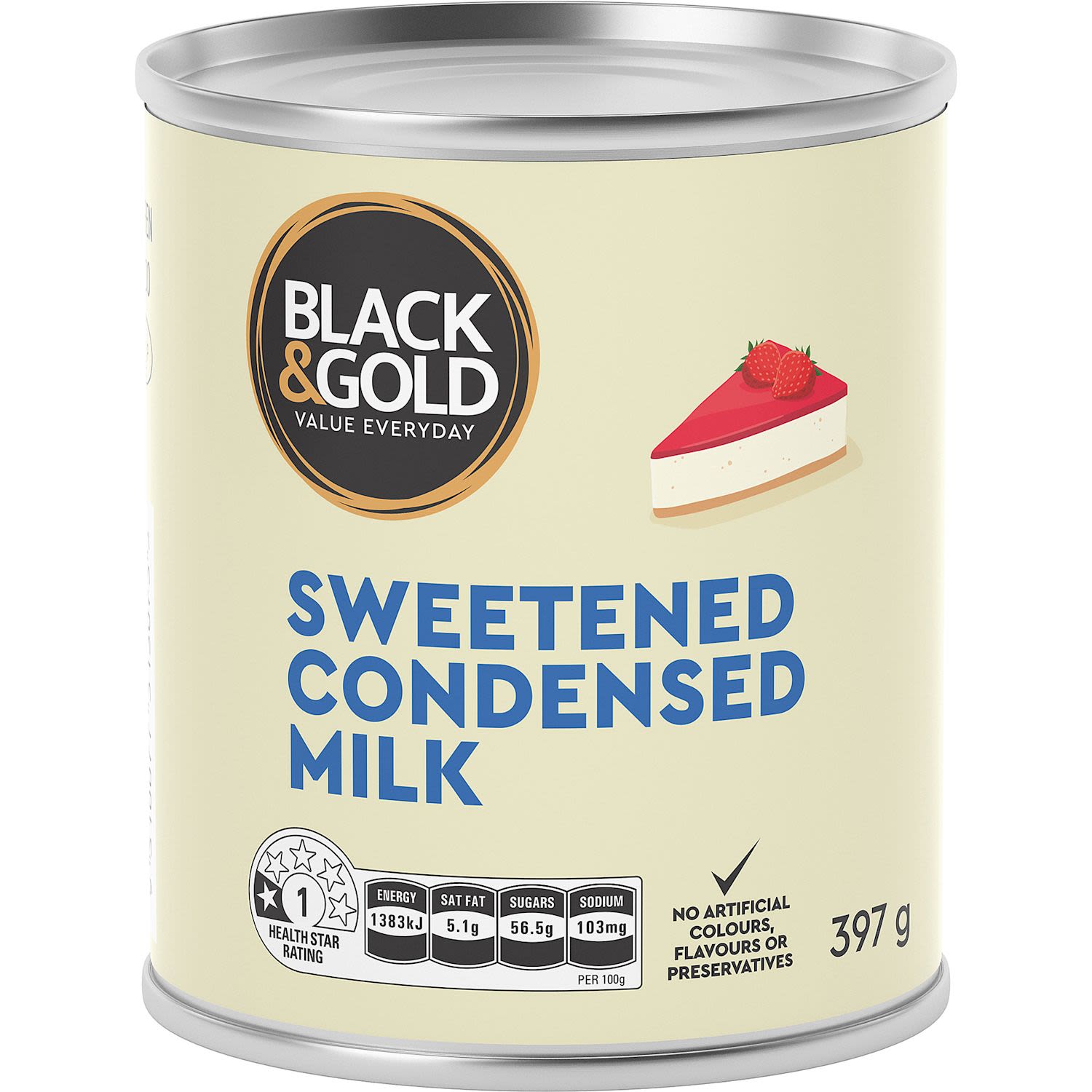 Black & Gold Sweetened Condensed Milk, 397 Gram