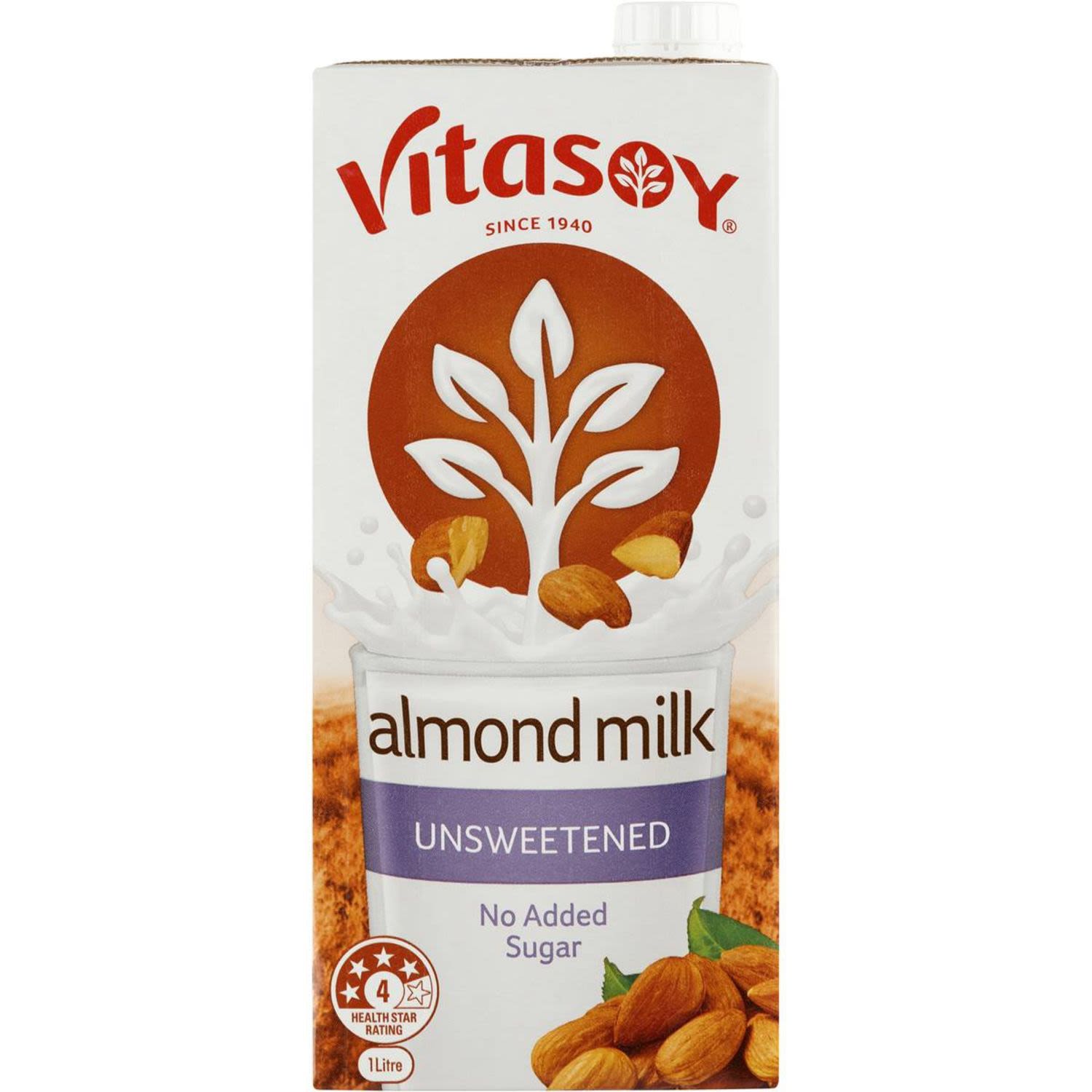 Vitasoy Almond Milk Unsweetened, 1 Litre