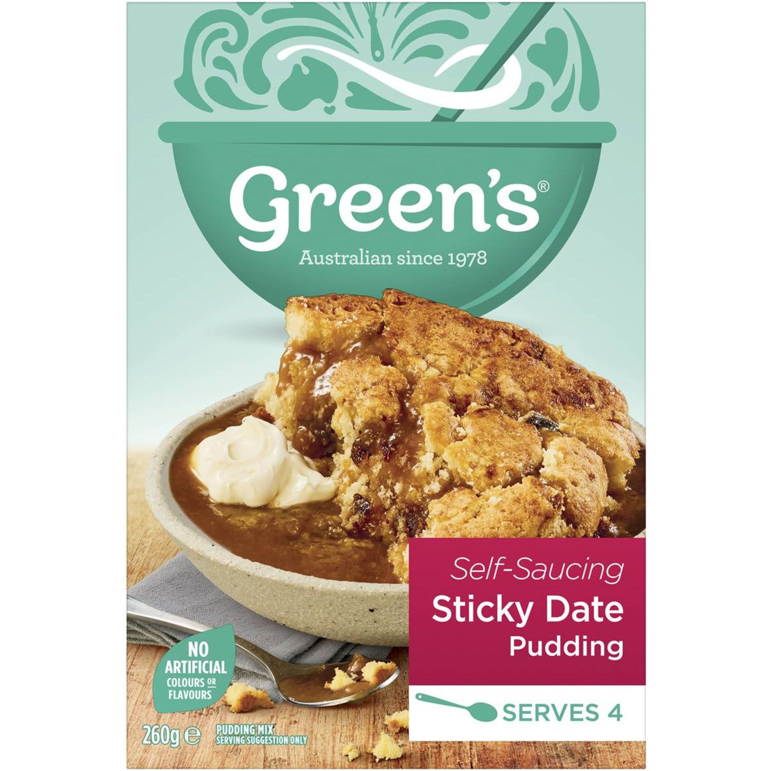 Green's Pudding Traditional Sticky Date, 260 Gram