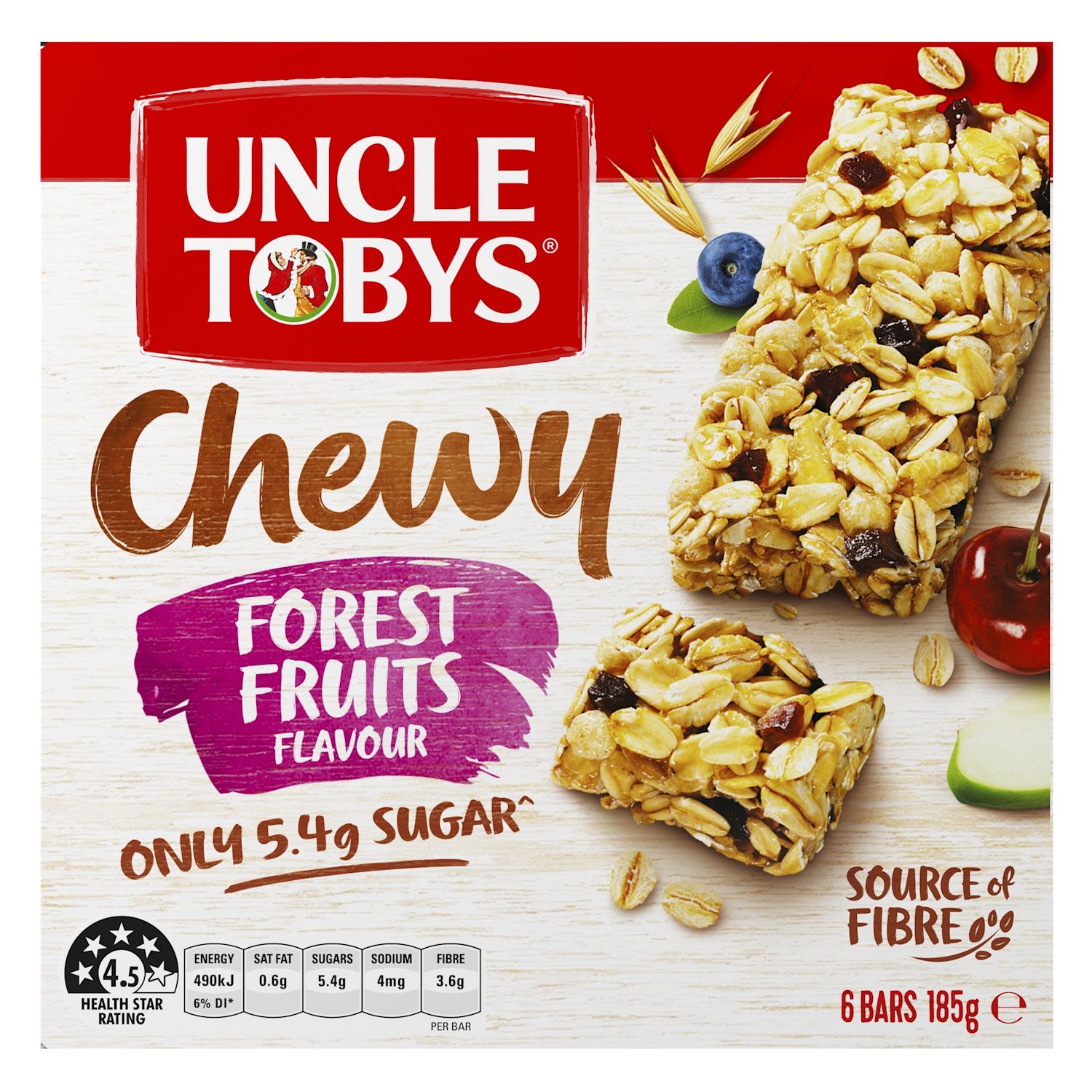 Uncle Tobys 6 pack