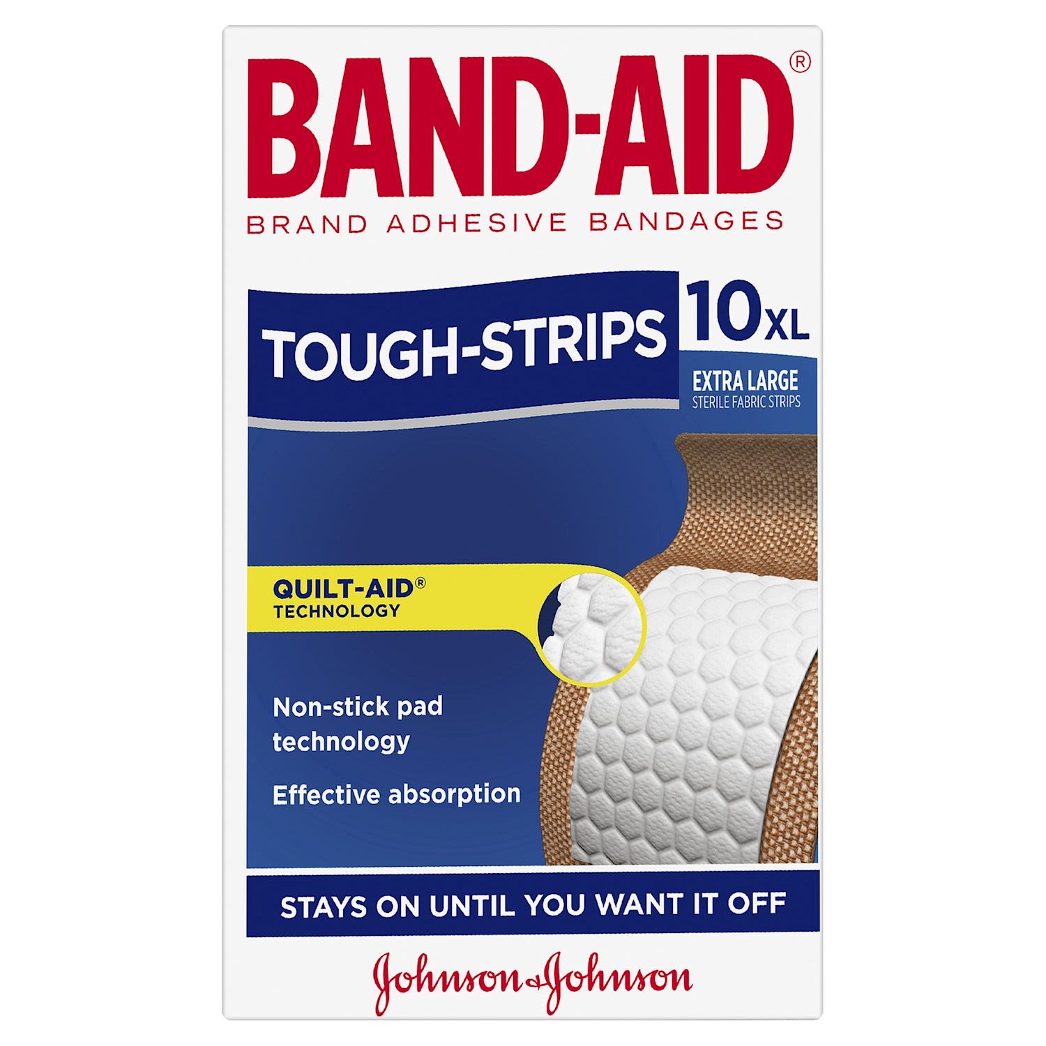 Band-Aid Tough Strips Extra Large Fabric Strips