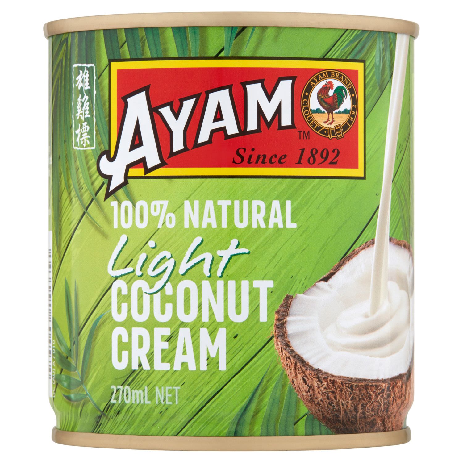 Ayam Coconut Cream Light, 270 Millilitre
