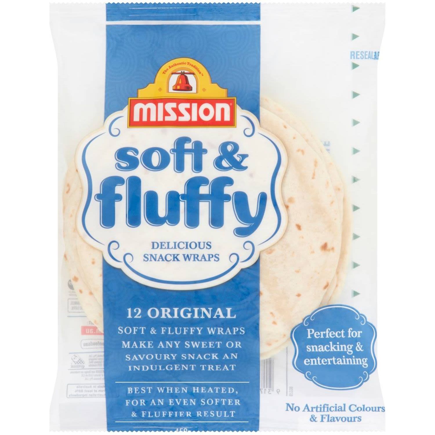 Mission Wraps Soft & Fluffy, 450 Gram