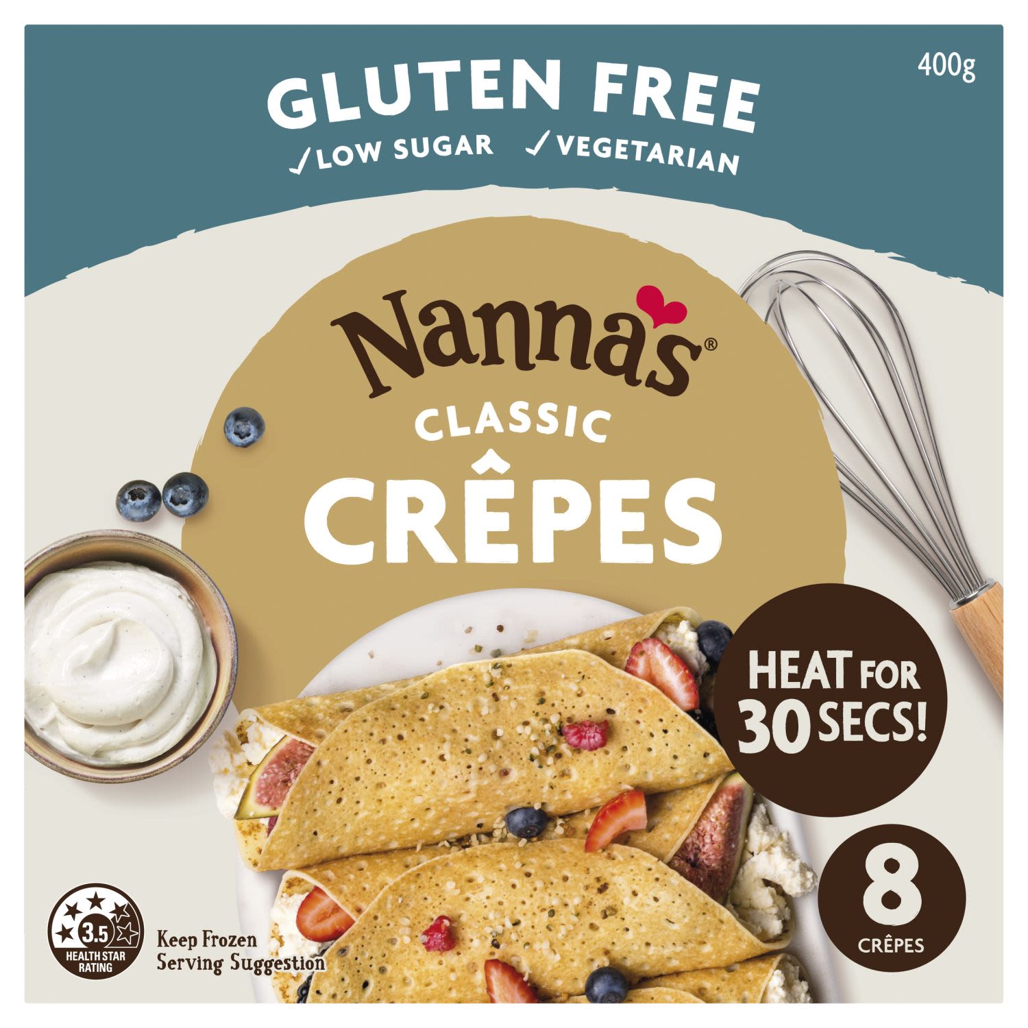 Nanna's Classic Crepes, 8 Each