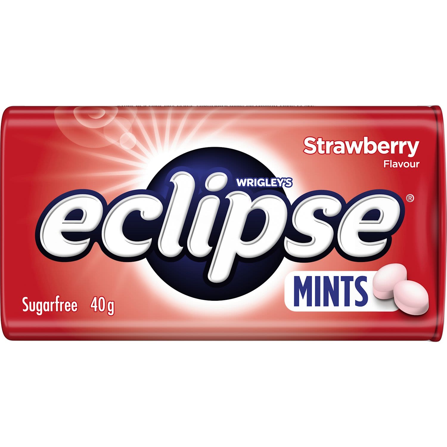 Eclipse Strawberry Mints Sugar Free Large Tin