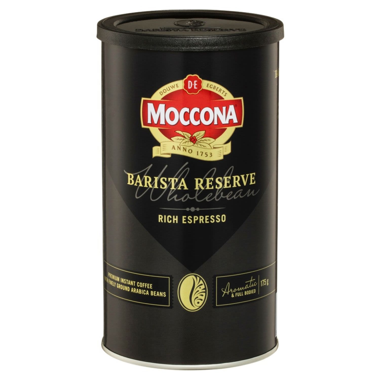 Moccona Wholebean Barista Rich Espresso, 175 Gram
