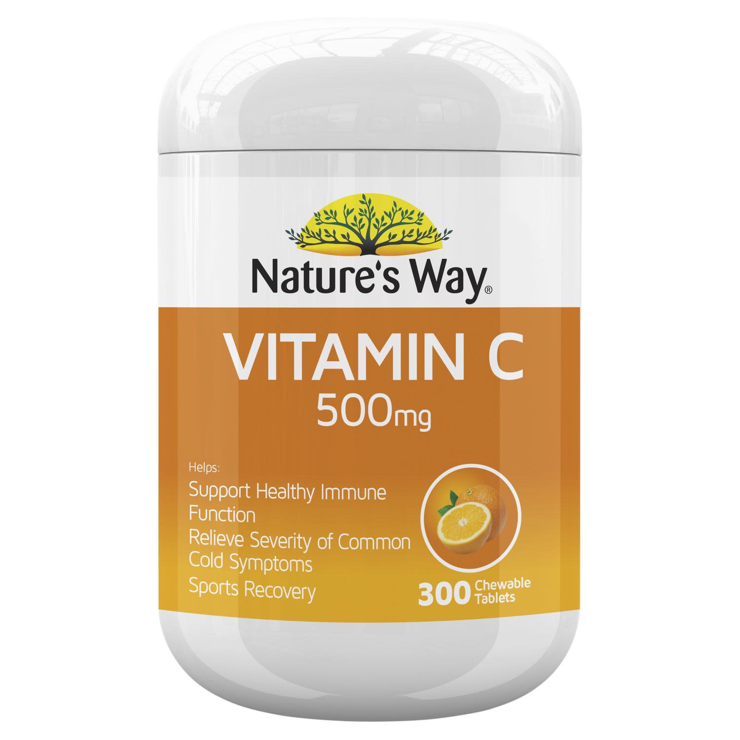 Nature's Way Vitamin C 500mg, 300 Each