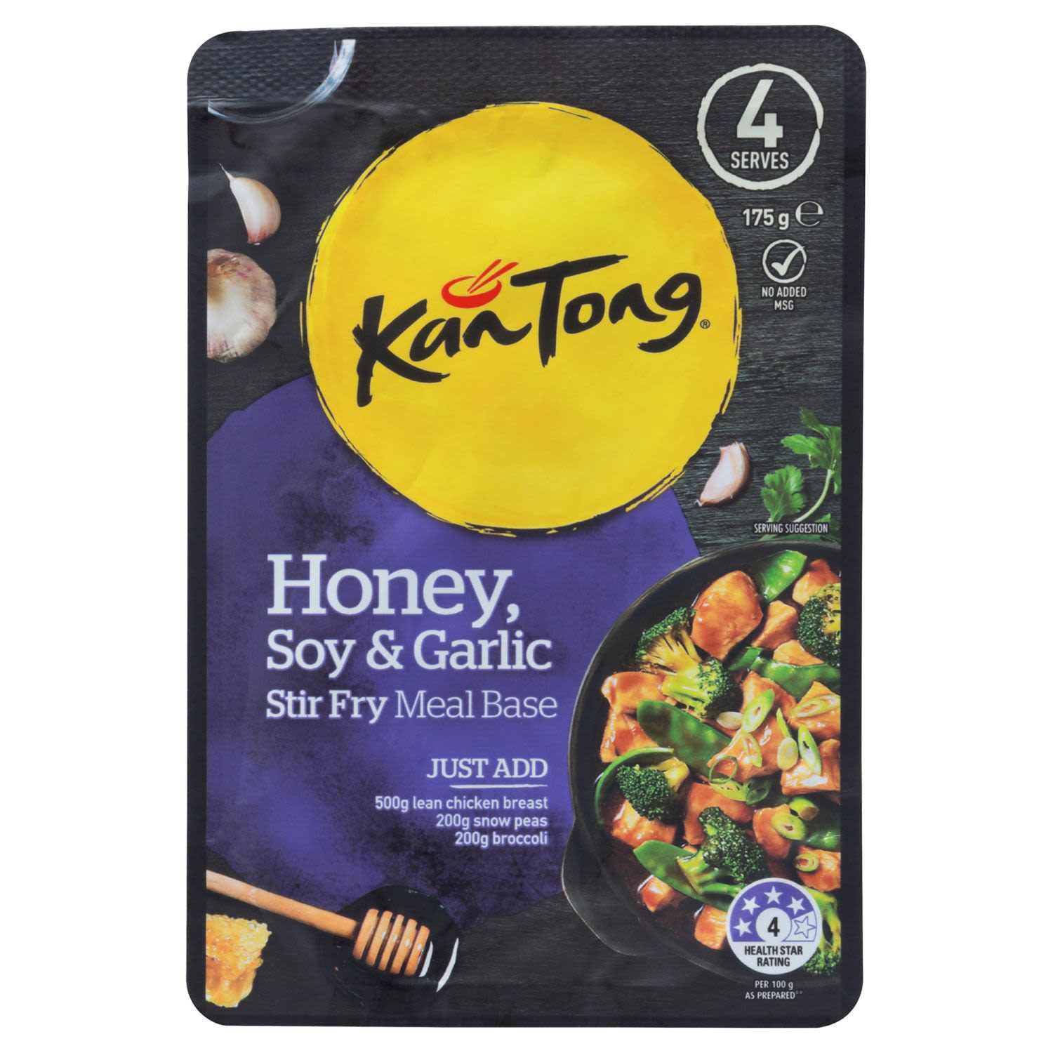Kan Tong Honey Soy & Garlic Meal Base Pouch, 175 Gram