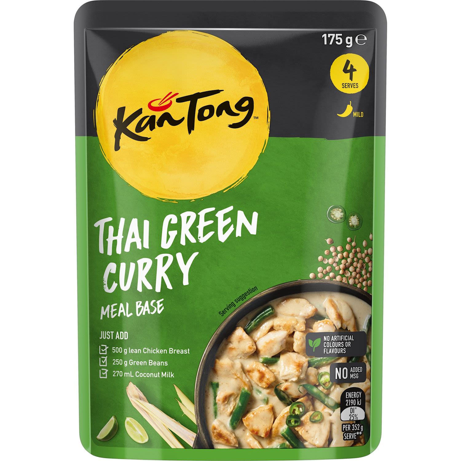 Kan Tong Thai Green Curry Meal Base Pouch