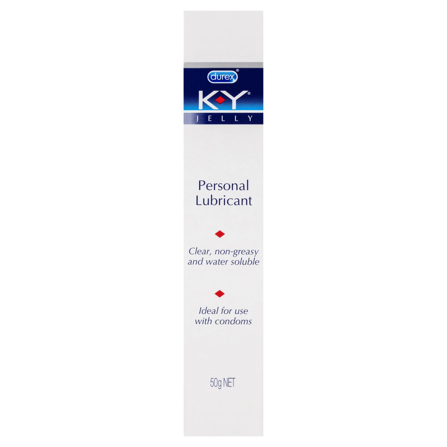 Durex K-Y Personal Lubricant Use with Condoms, 50 Gram