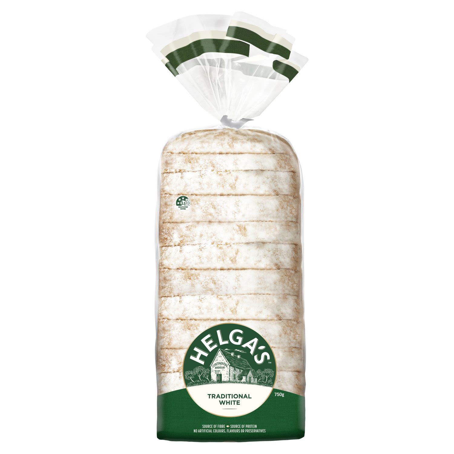 Helga's Traditional White Bread, 750 Gram
