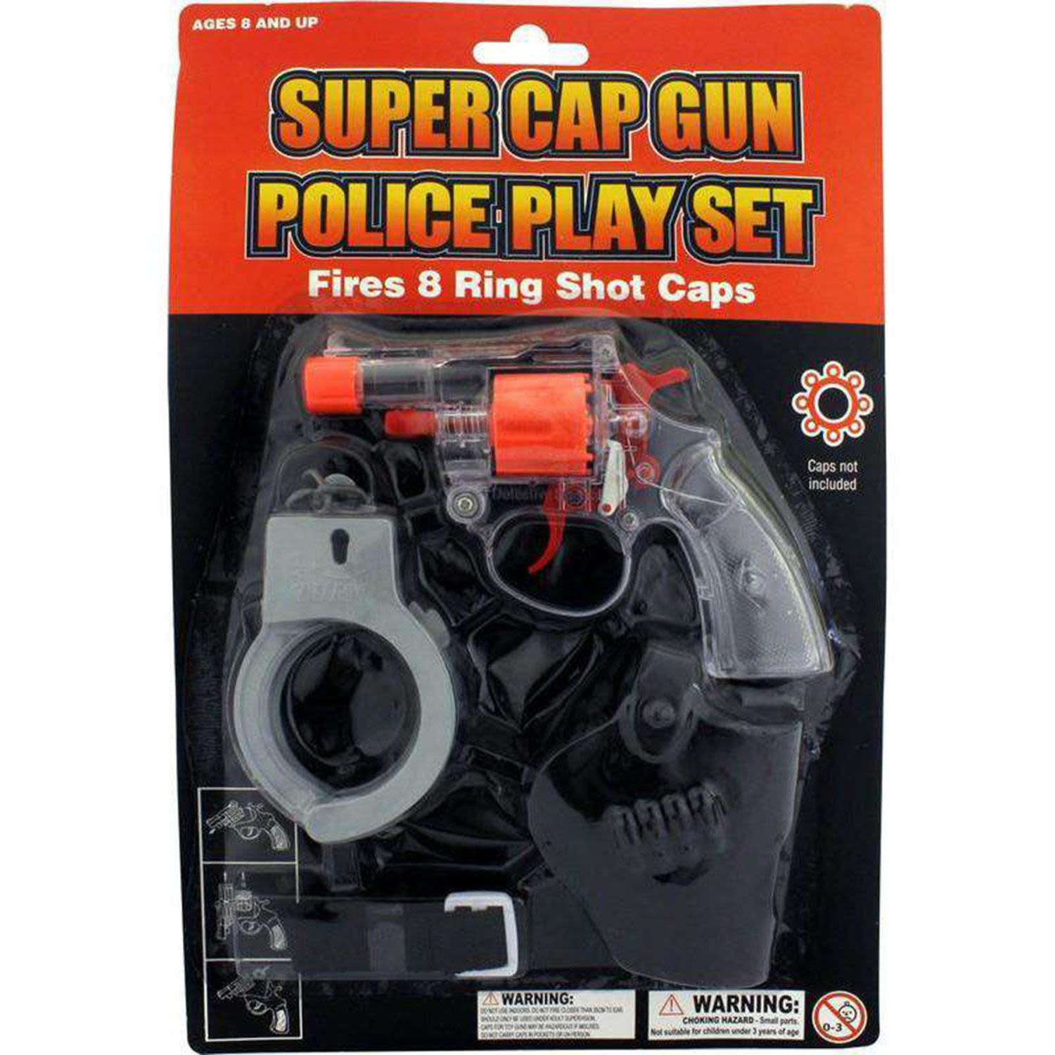 Super Cap Gun Police Play Set, 1 Each
