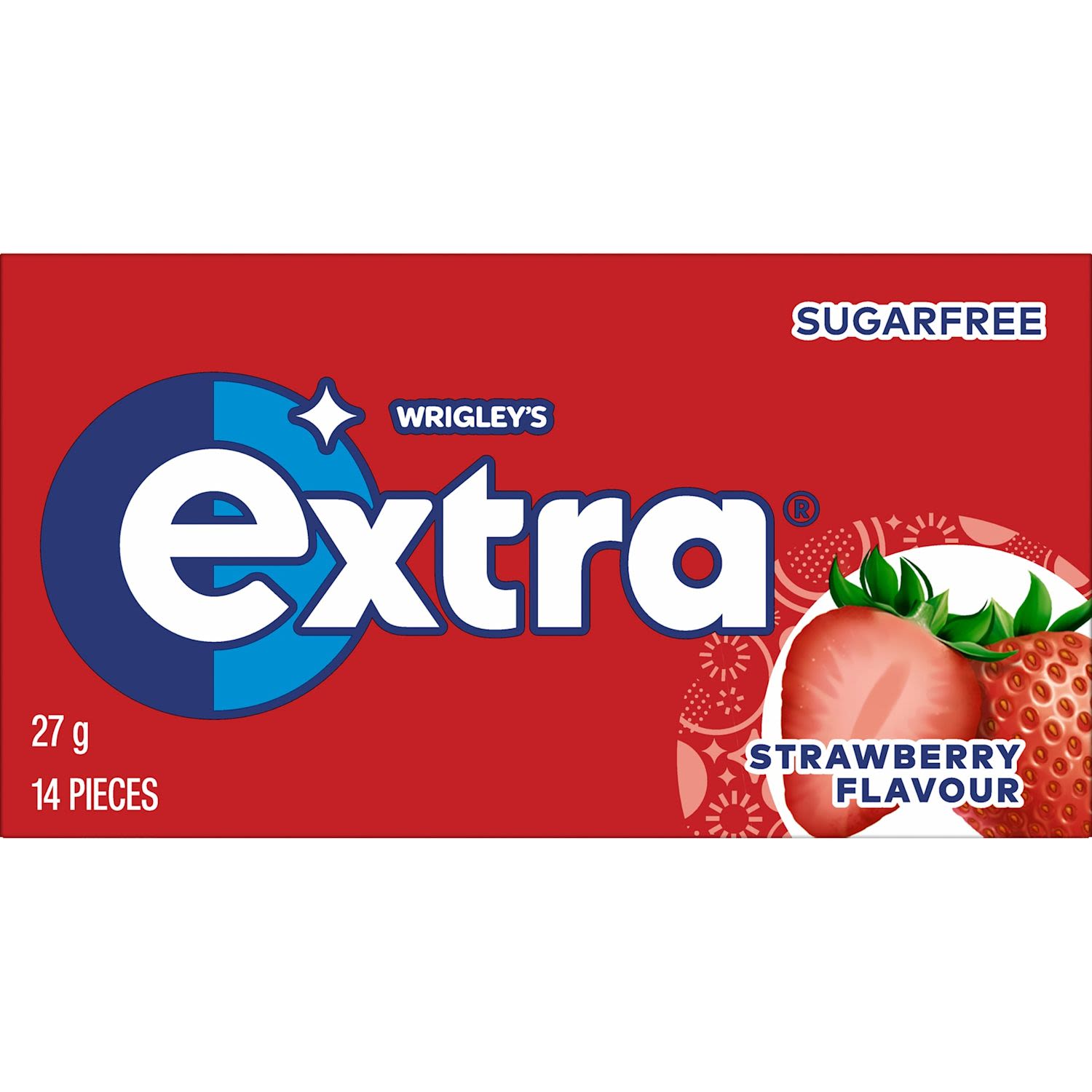 Wrigley's Extra Strawberry Chewing Gum Sugar Free
