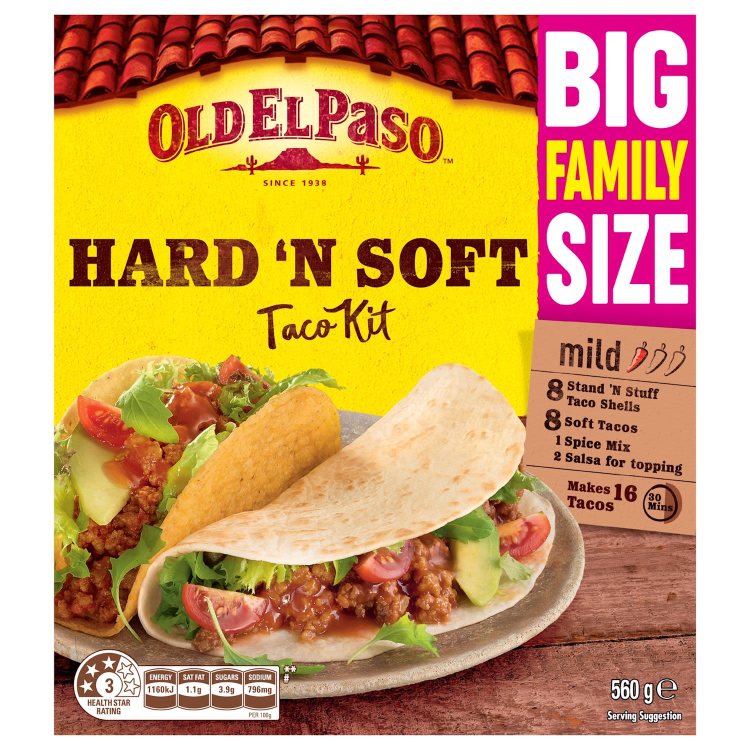 Old El Paso Bulk Hard & Soft Kit