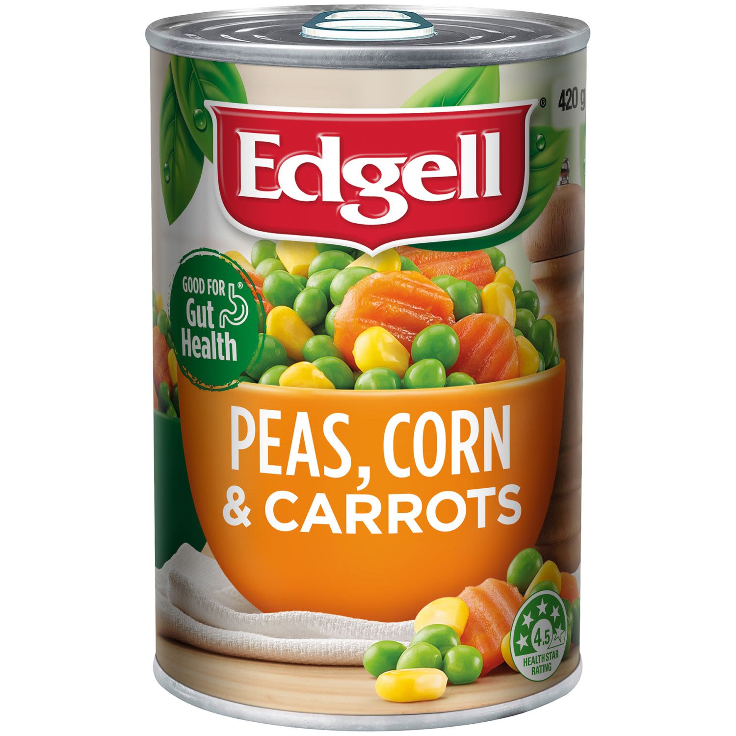 Edgell Peas Corn & Carrots Corn & Carrots, 420 Gram