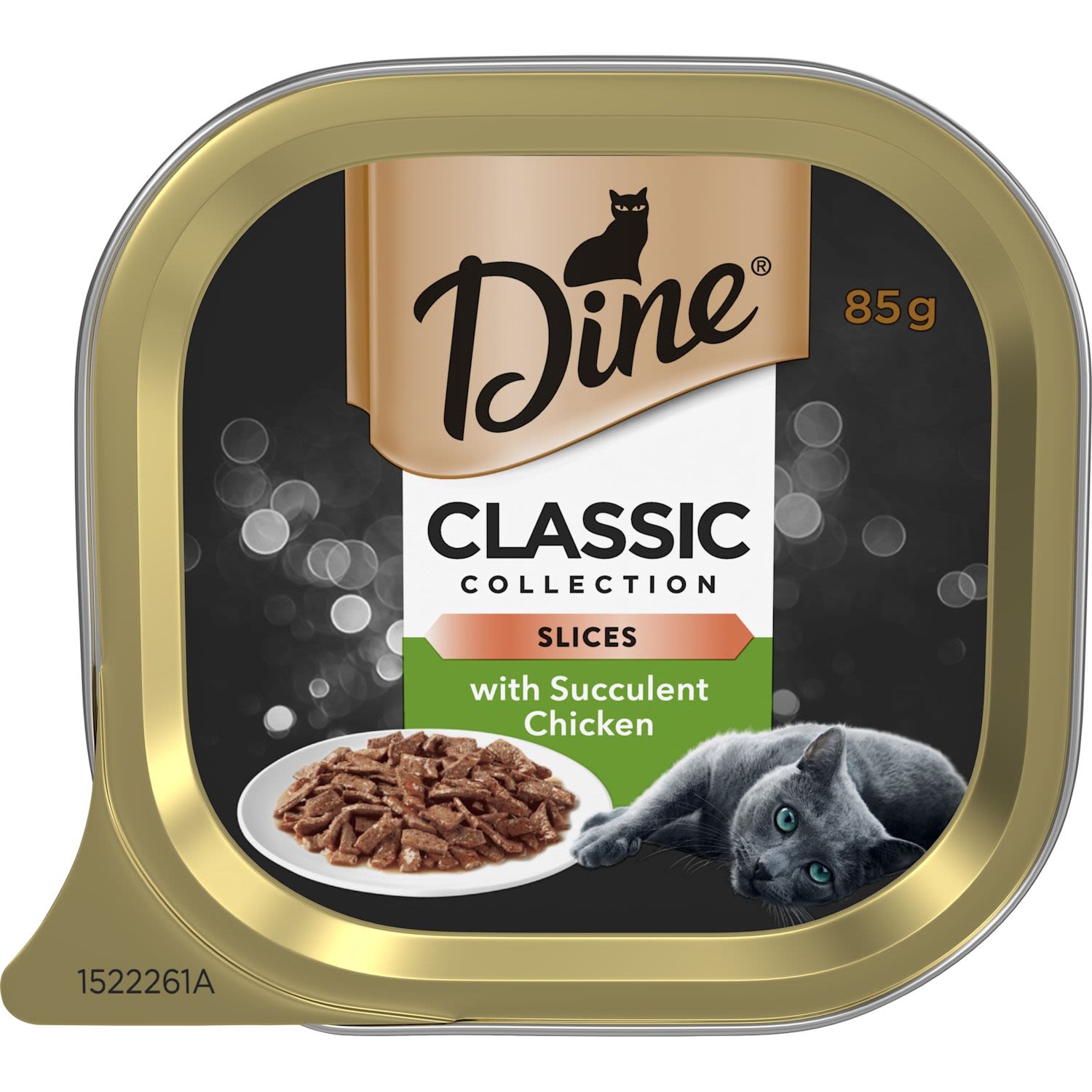 Dine Wet Cat Food Succulent Chicken Slices Tray