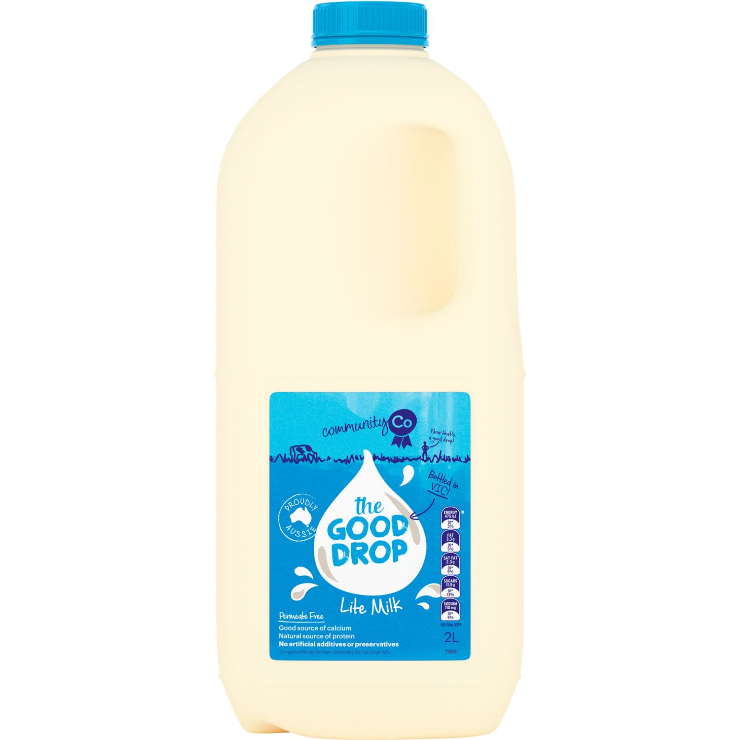 Community Co Lite Milk, 2 Litre