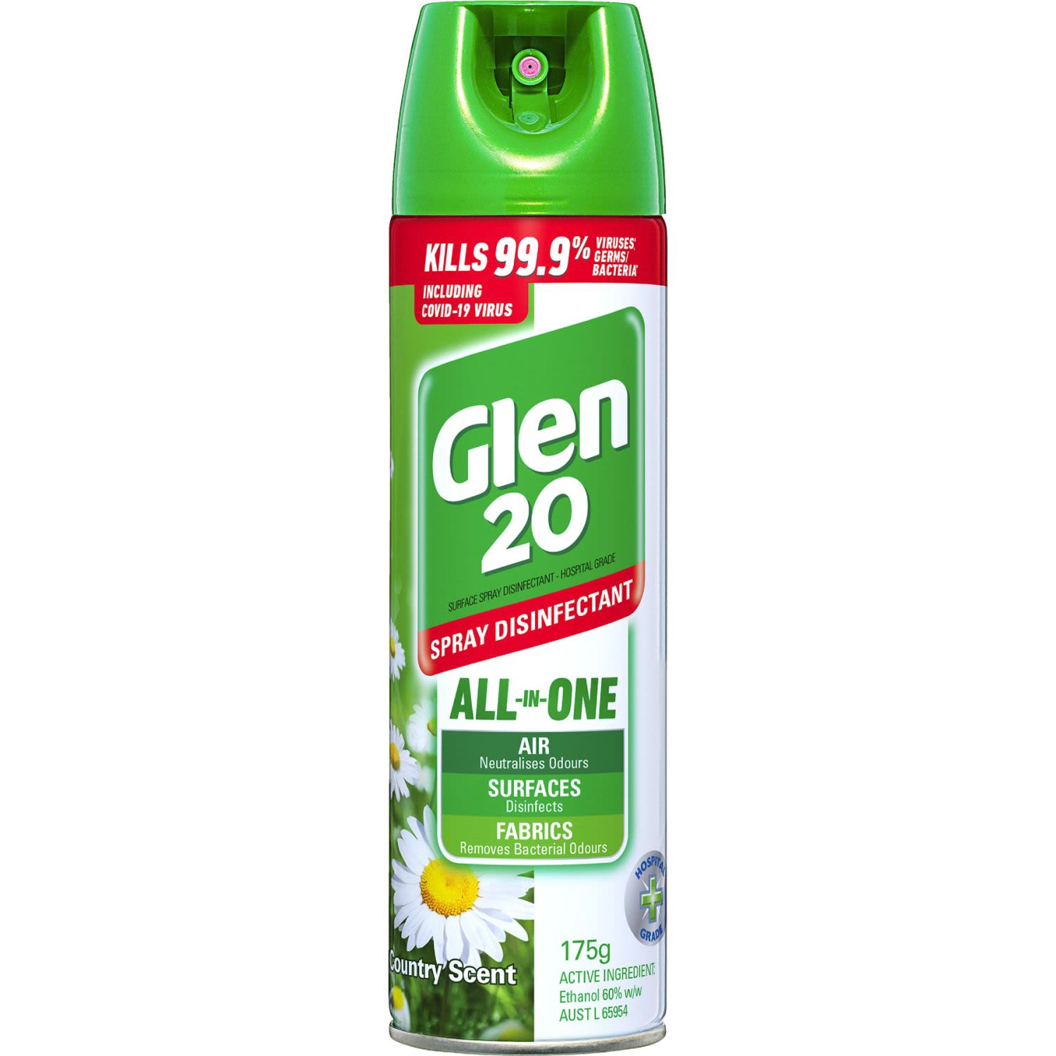 Dettol Glen 20 Disinfectant Spray Country Scent, 175 Gram
