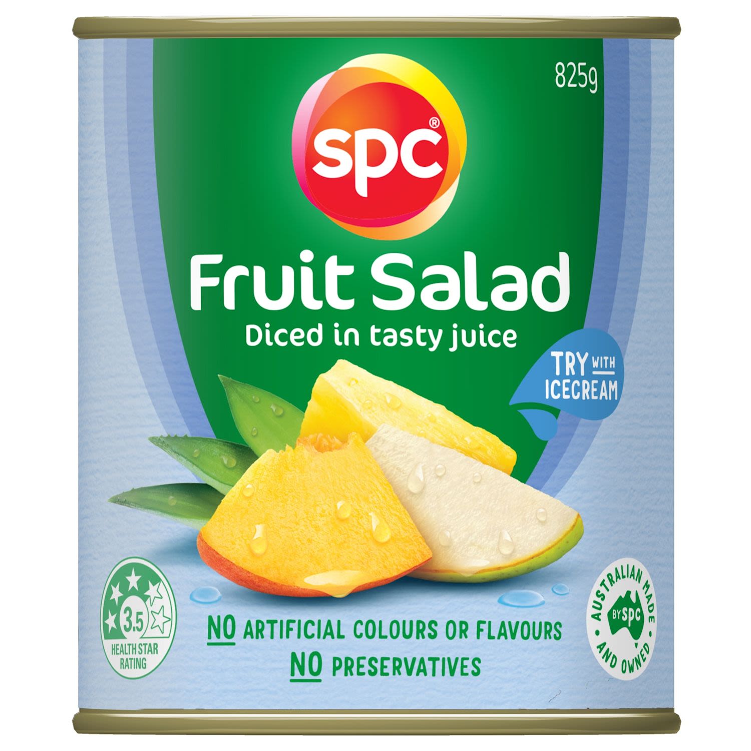 SPC Fruit Salad Pears, Peaches & Pineapple In Juice