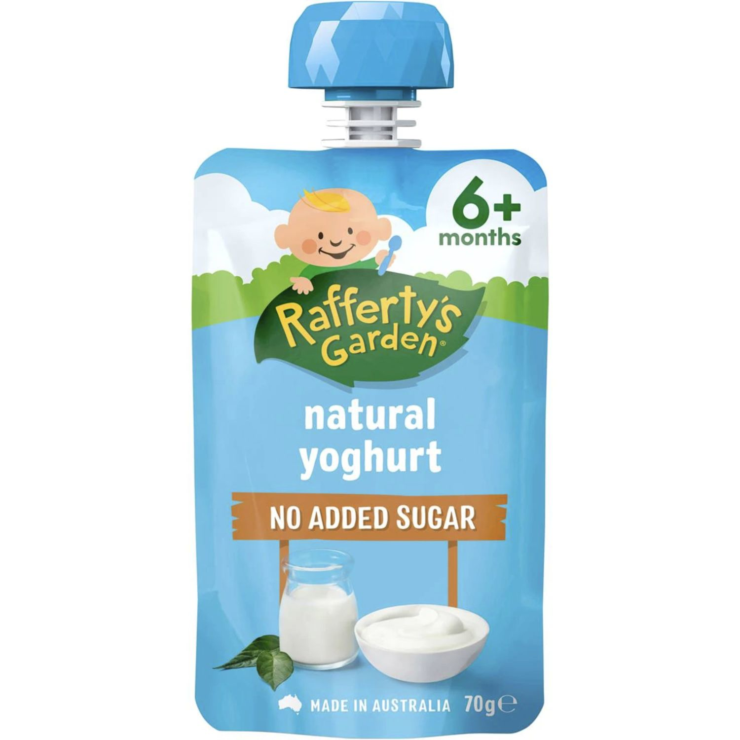 Rafferty's Garden Plain Yoghurt, 70 Gram