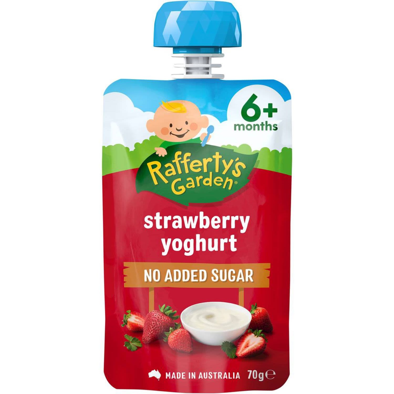 Rafferty's Garden Strawberry Yoghurt, 70 Gram