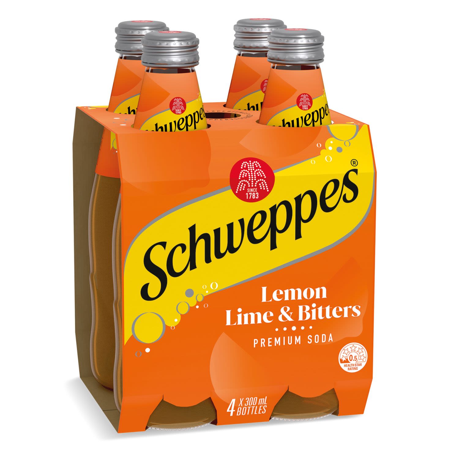 Schweppes Lemon Lime & Bitters, 4 Each