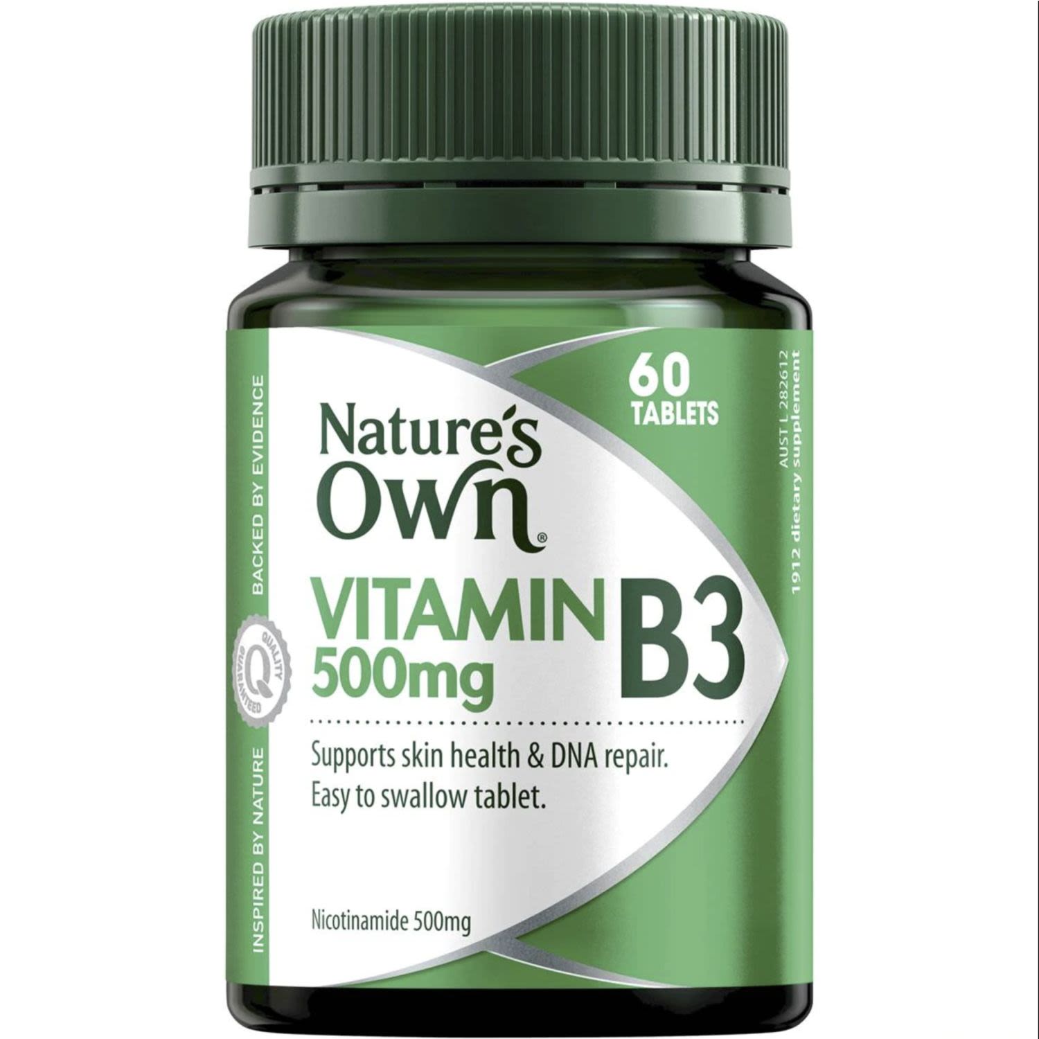Nature's Own Vitamin B3 500mg Tablets, 60 Each