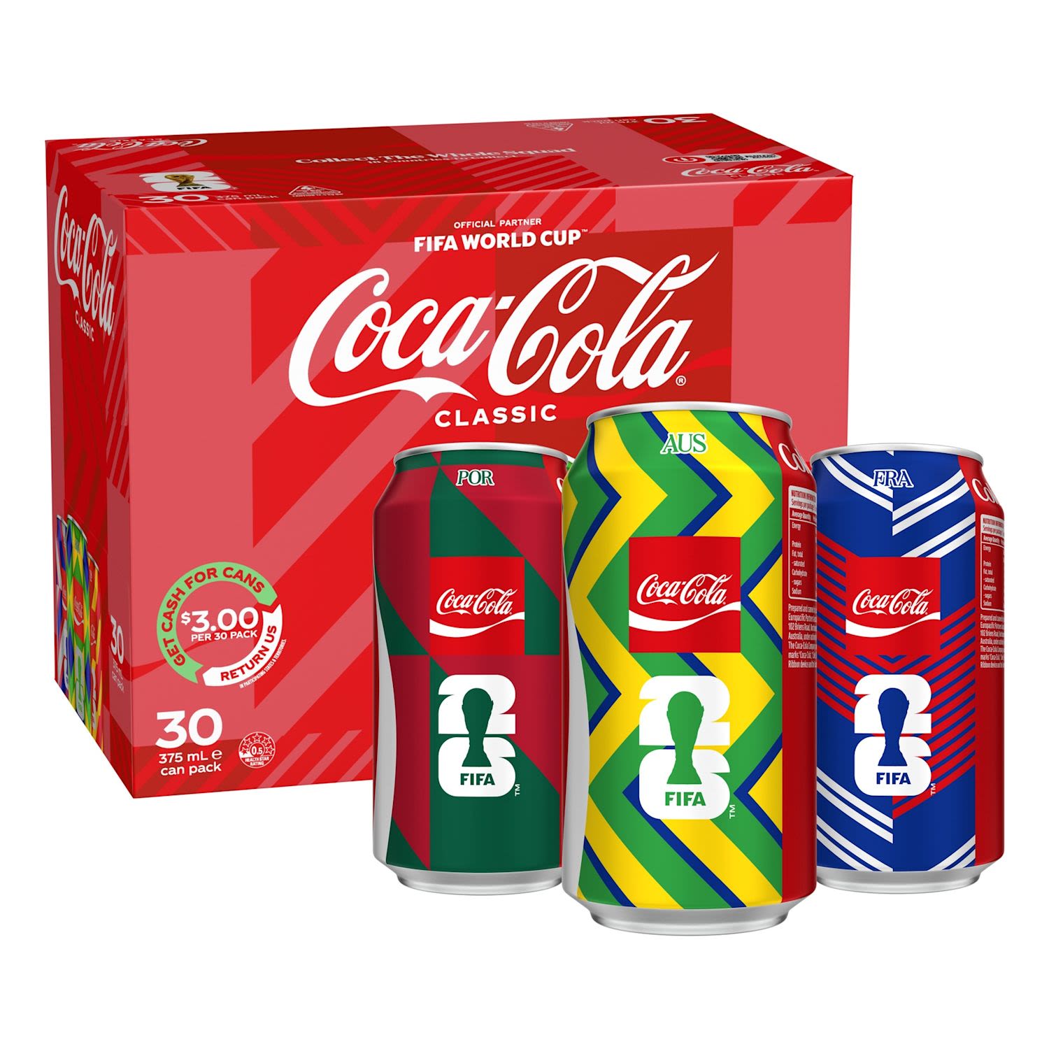 Coca-Cola Classic Soft Drink Multipack Cans