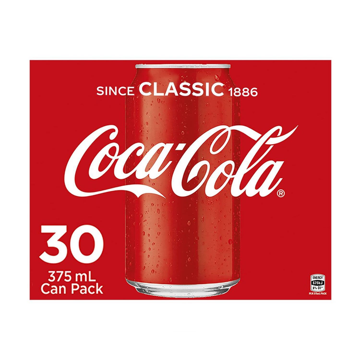 Coca Cola Classic Cans, 30 Each