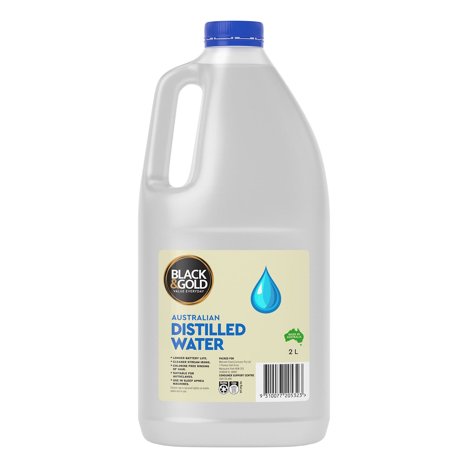 Black & Gold Distilled Water