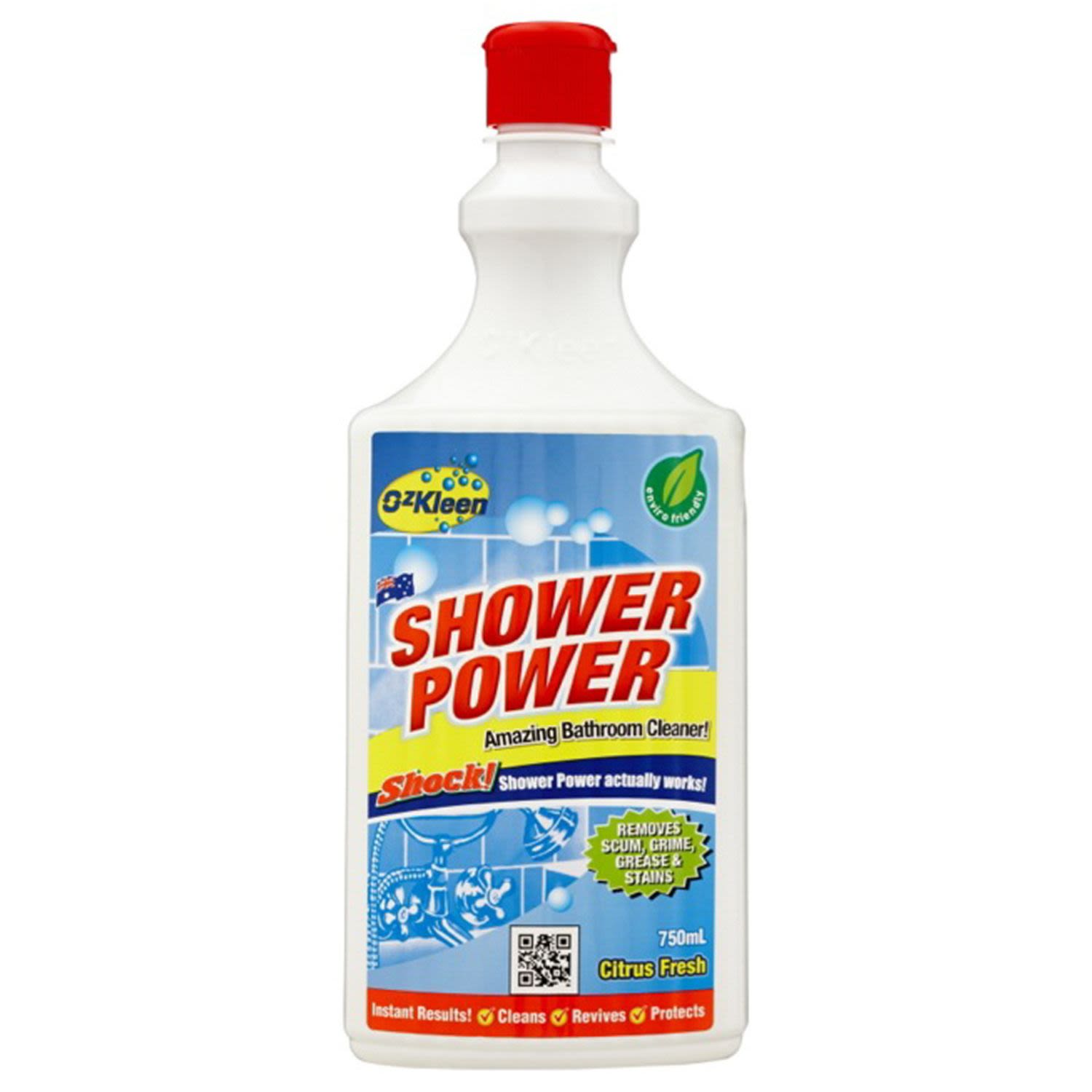 Ozkleen Shower Power Squeeze, 750 Millilitre